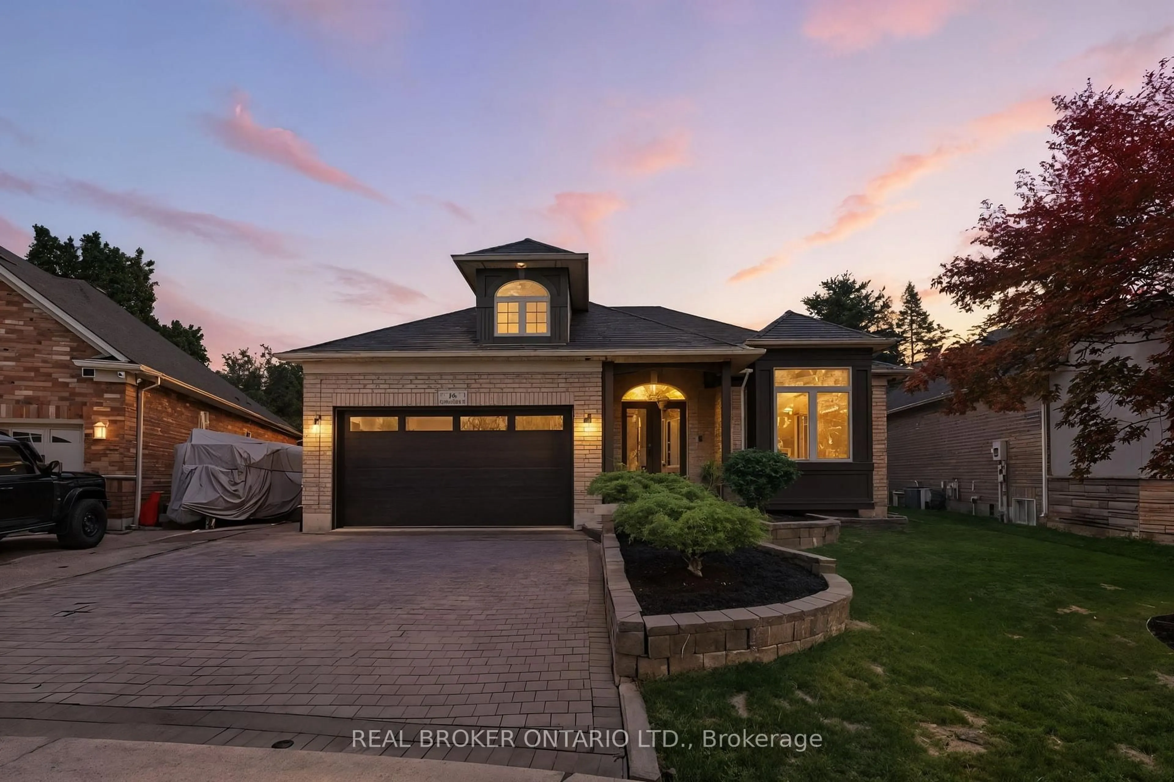 Home with brick exterior material, street for 16 Casson Lane, Brantford Ontario N3R 7Z4