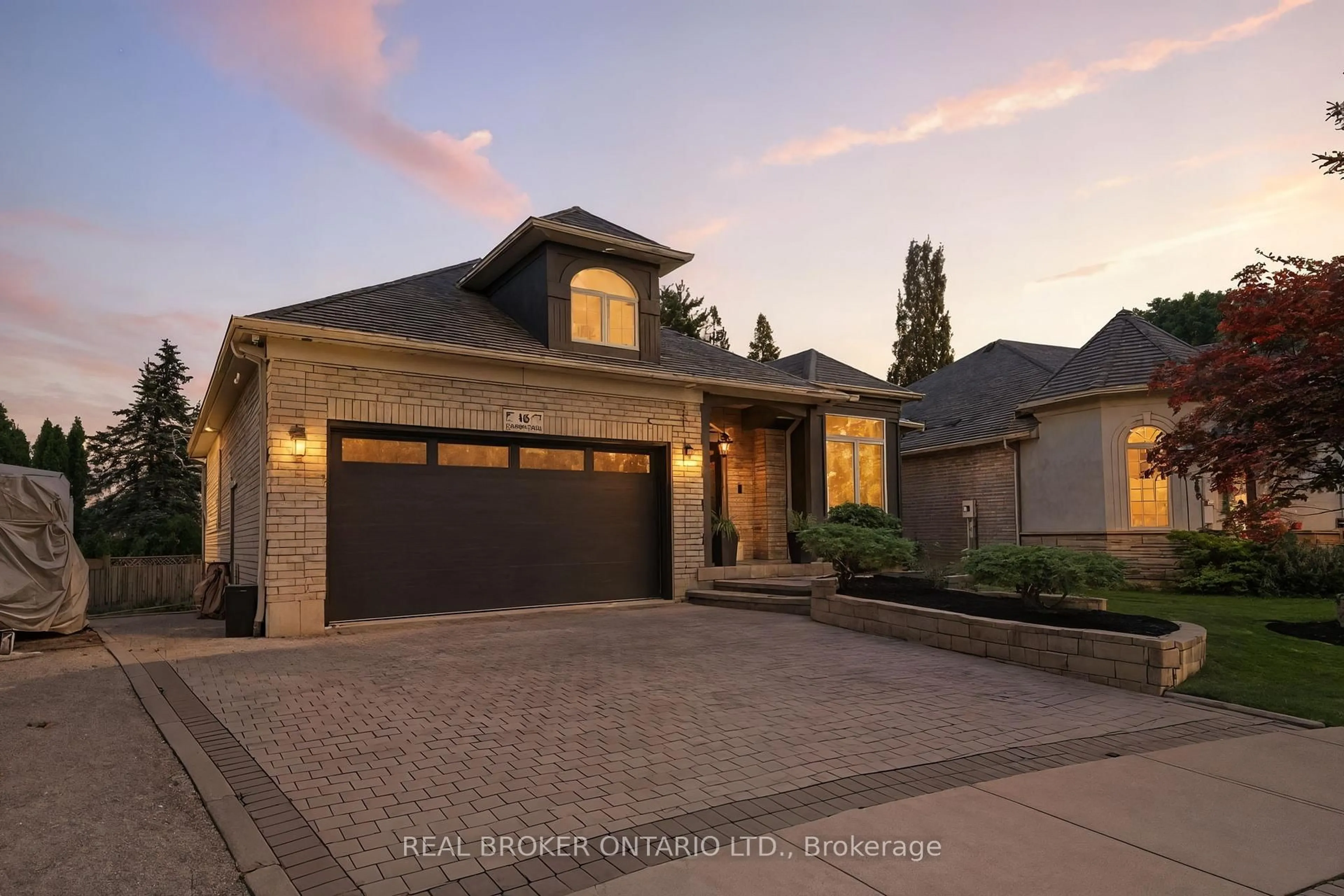 Home with brick exterior material, street for 16 Casson Lane, Brantford Ontario N3R 7Z4