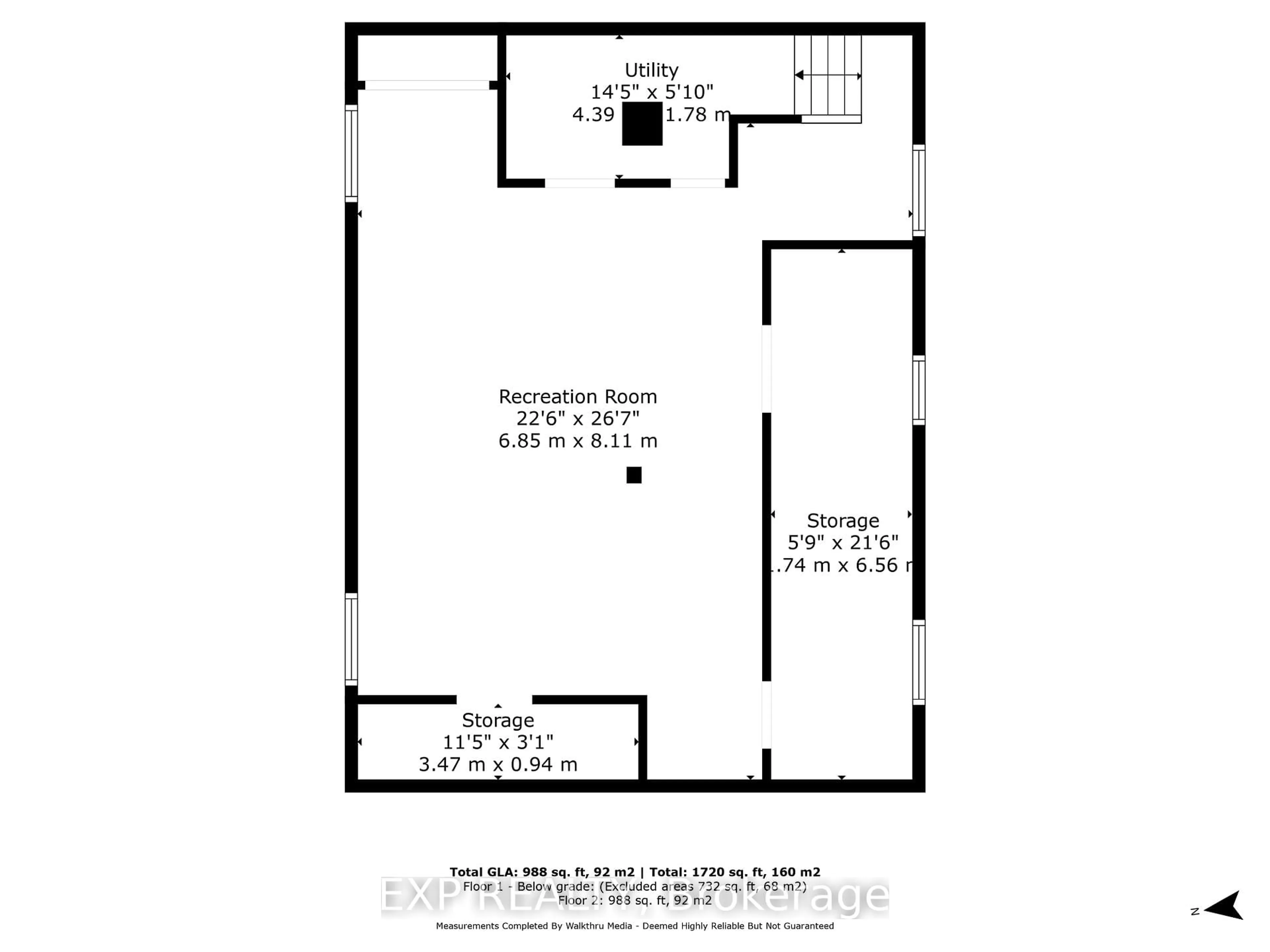 Floor plan for 234 St Julien St, London East Ontario N5Z 2N3