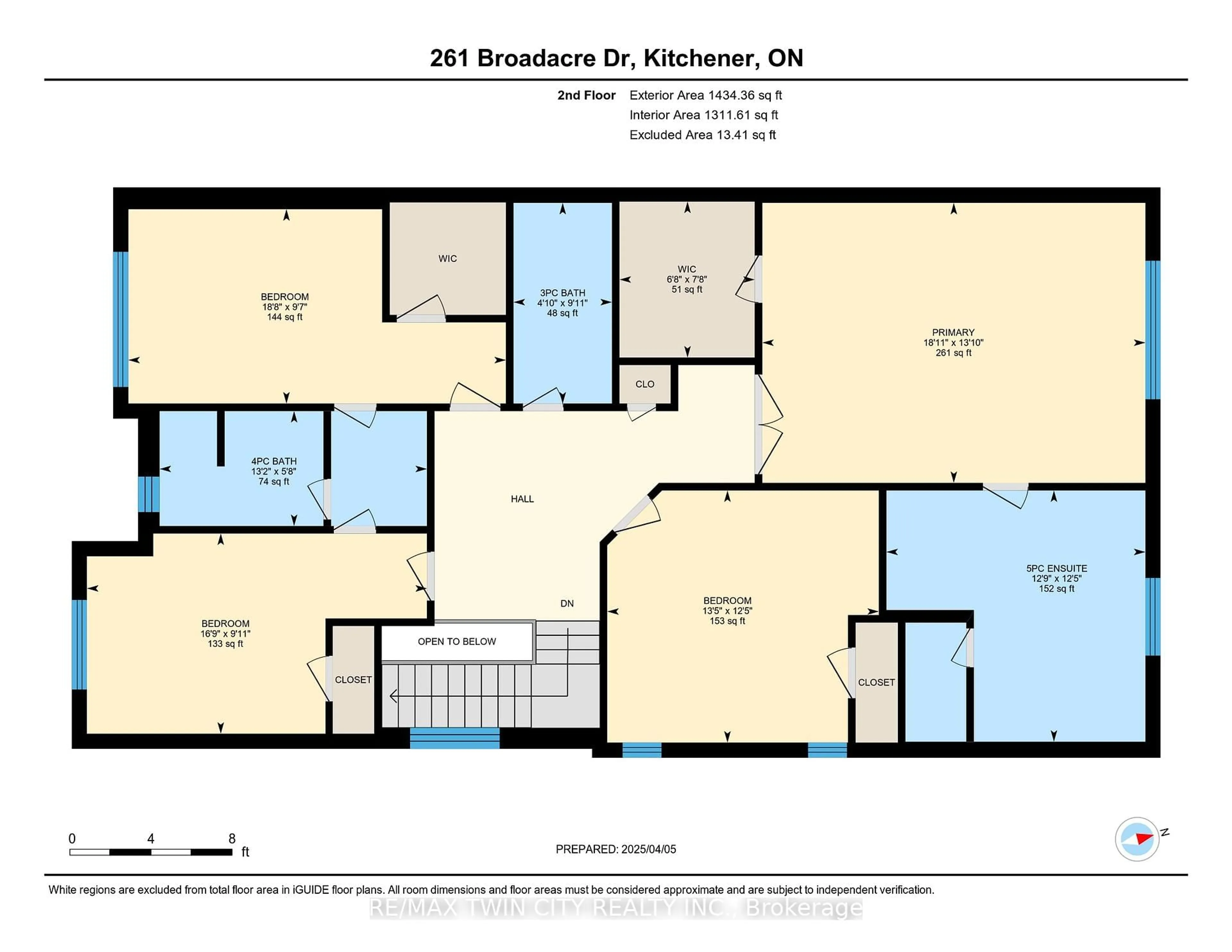 Floor plan for 261 Broadacre Dr, Kitchener Ontario N2R 0S6