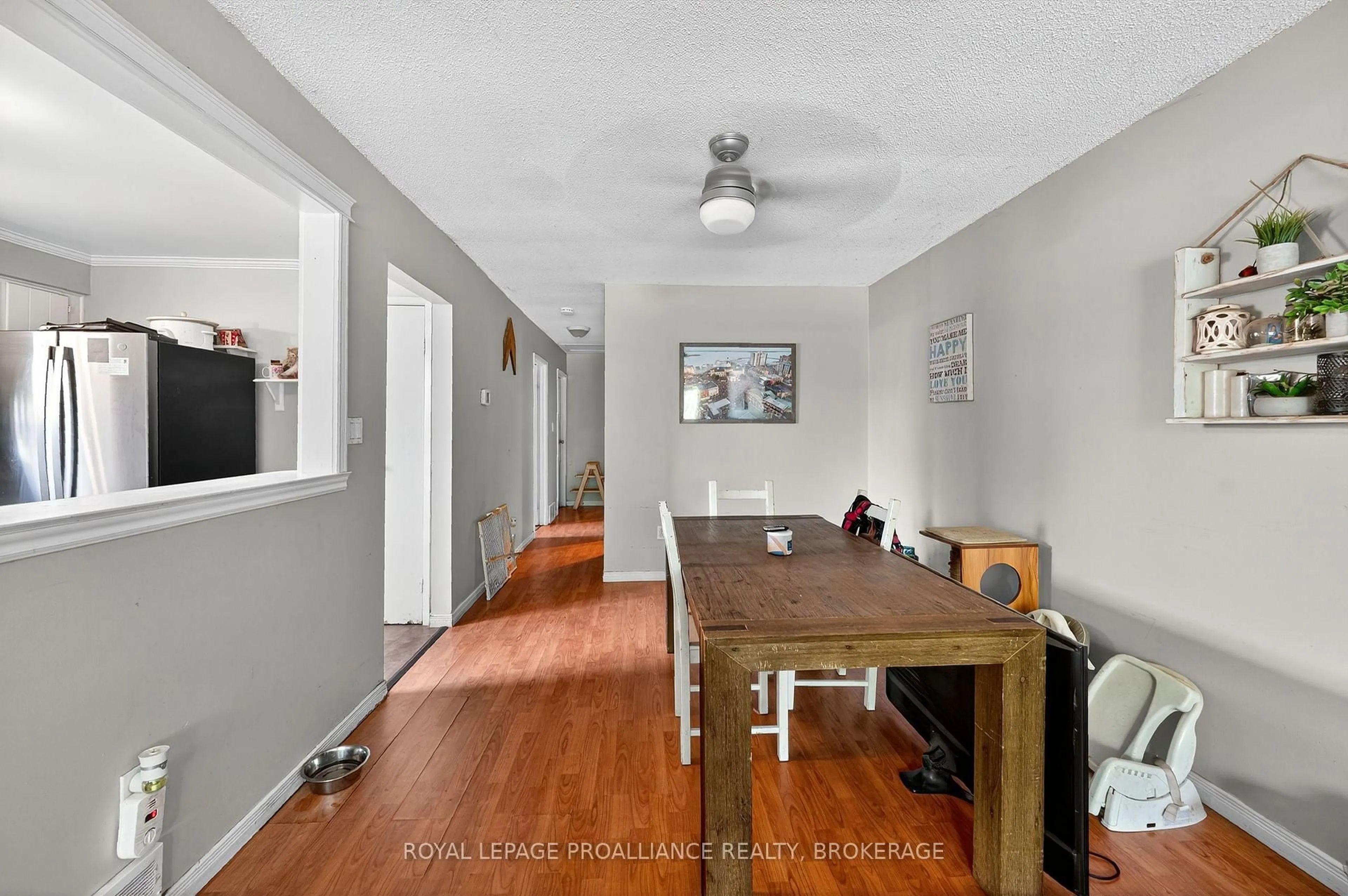 Dining room, wood/laminate floor for 1088 Pinewood Pl, Kingston Ontario K7P 1L1