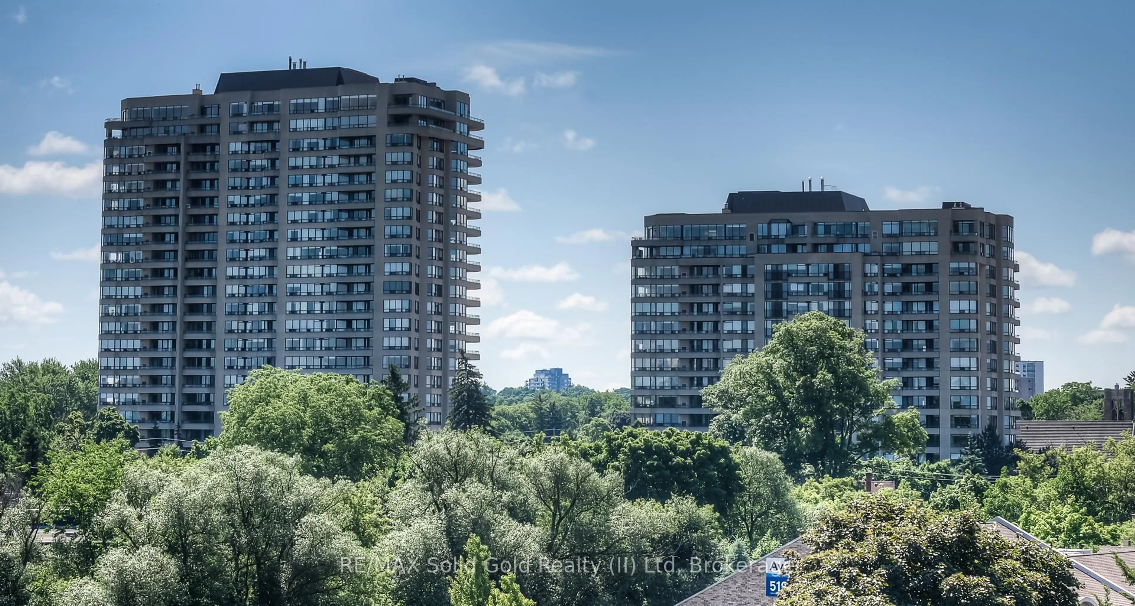Balcony in the apartment, city buildings view from balcony for 6 Willow St #2203, Waterloo Ontario N2J 4S3