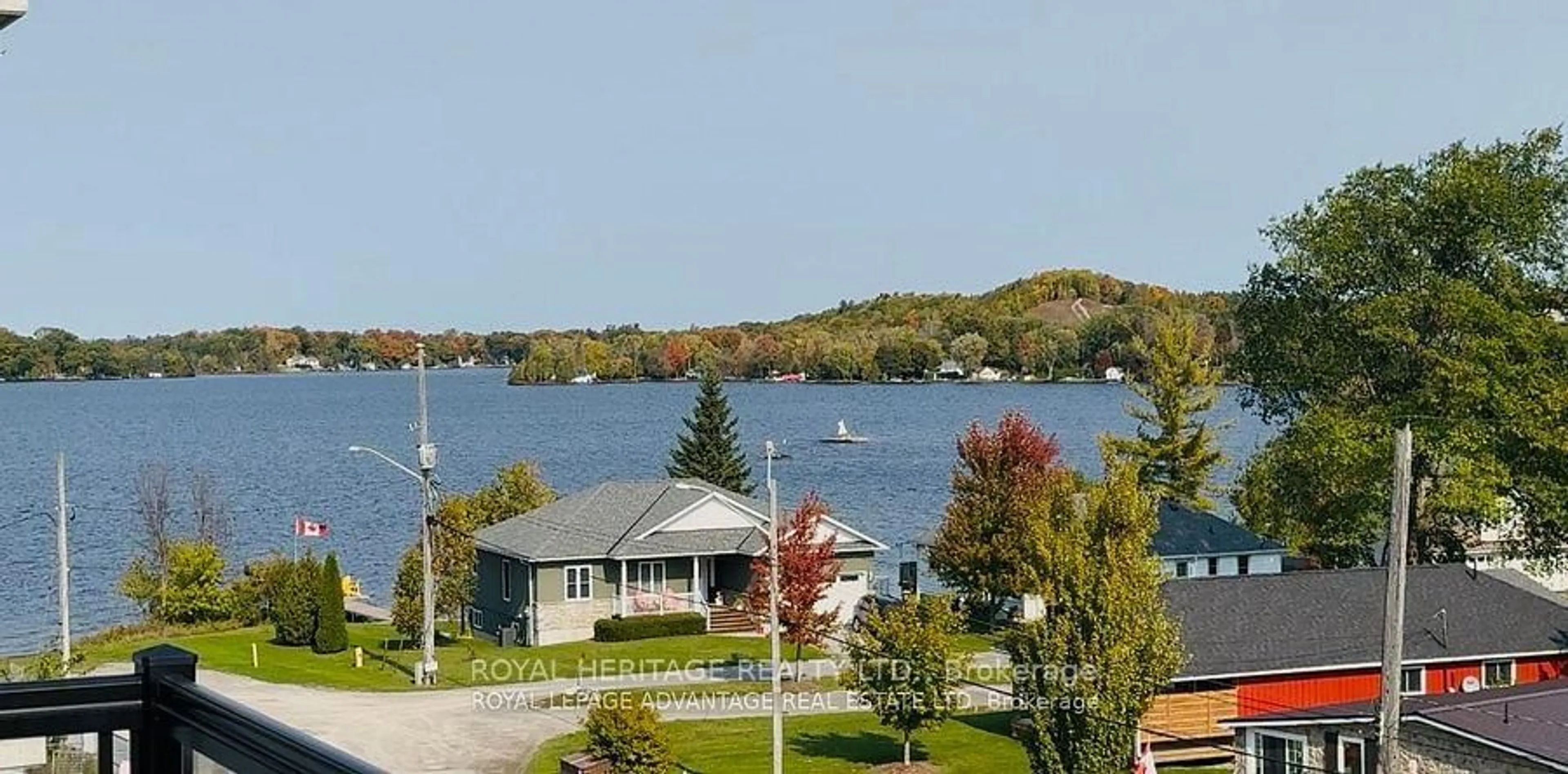 A pic from outside/outdoor area/front of a property/back of a property/a pic from drone, water/lake/river/ocean view for 19B West St #402, Kawartha Lakes Ontario K0M 1N0