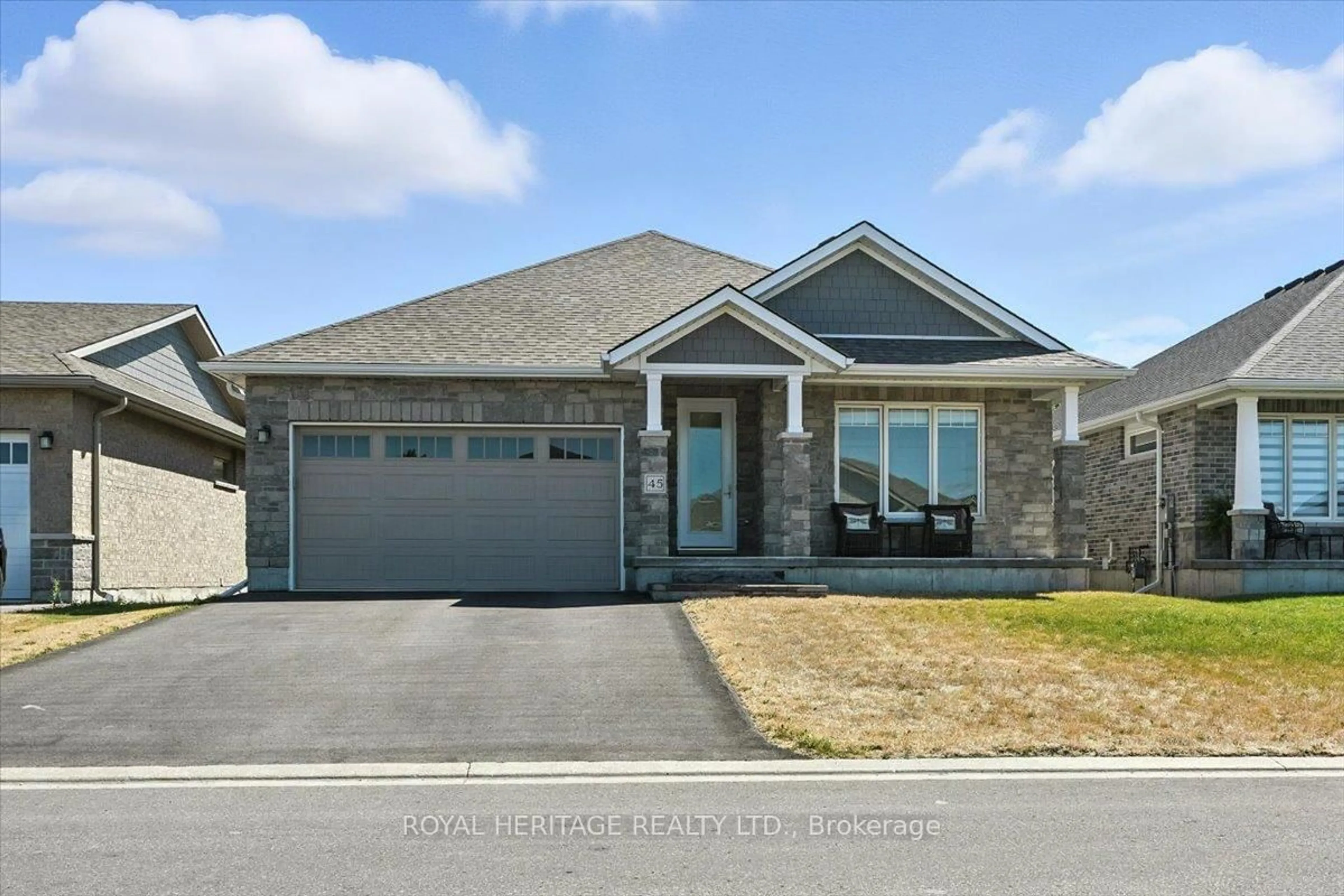Home with brick exterior material, street for 45 Mercedes Dr, Belleville Ontario K8N 0B7