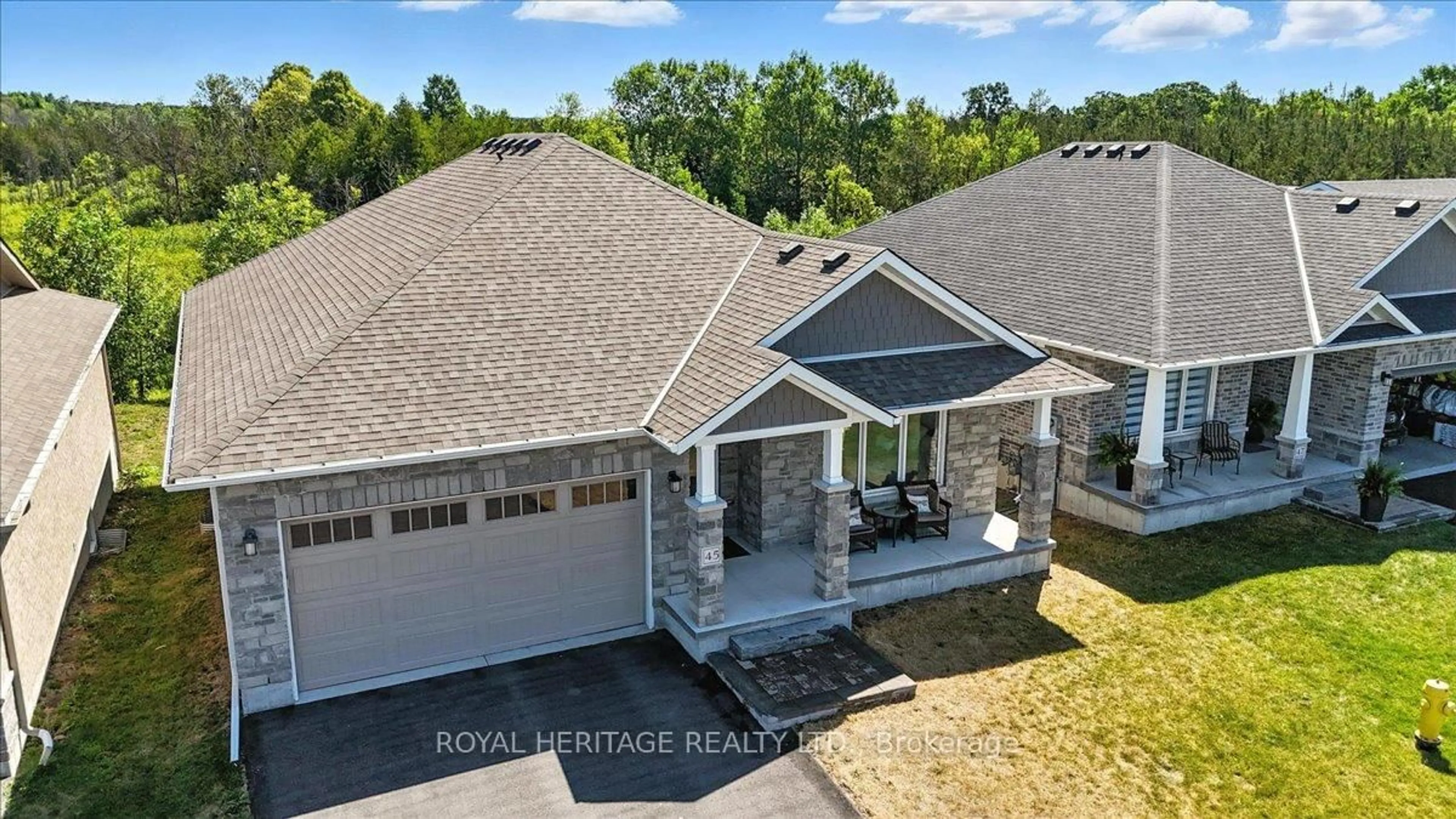 A pic from outside/outdoor area/front of a property/back of a property/a pic from drone, unknown for 45 Mercedes Dr, Belleville Ontario K8N 0B7