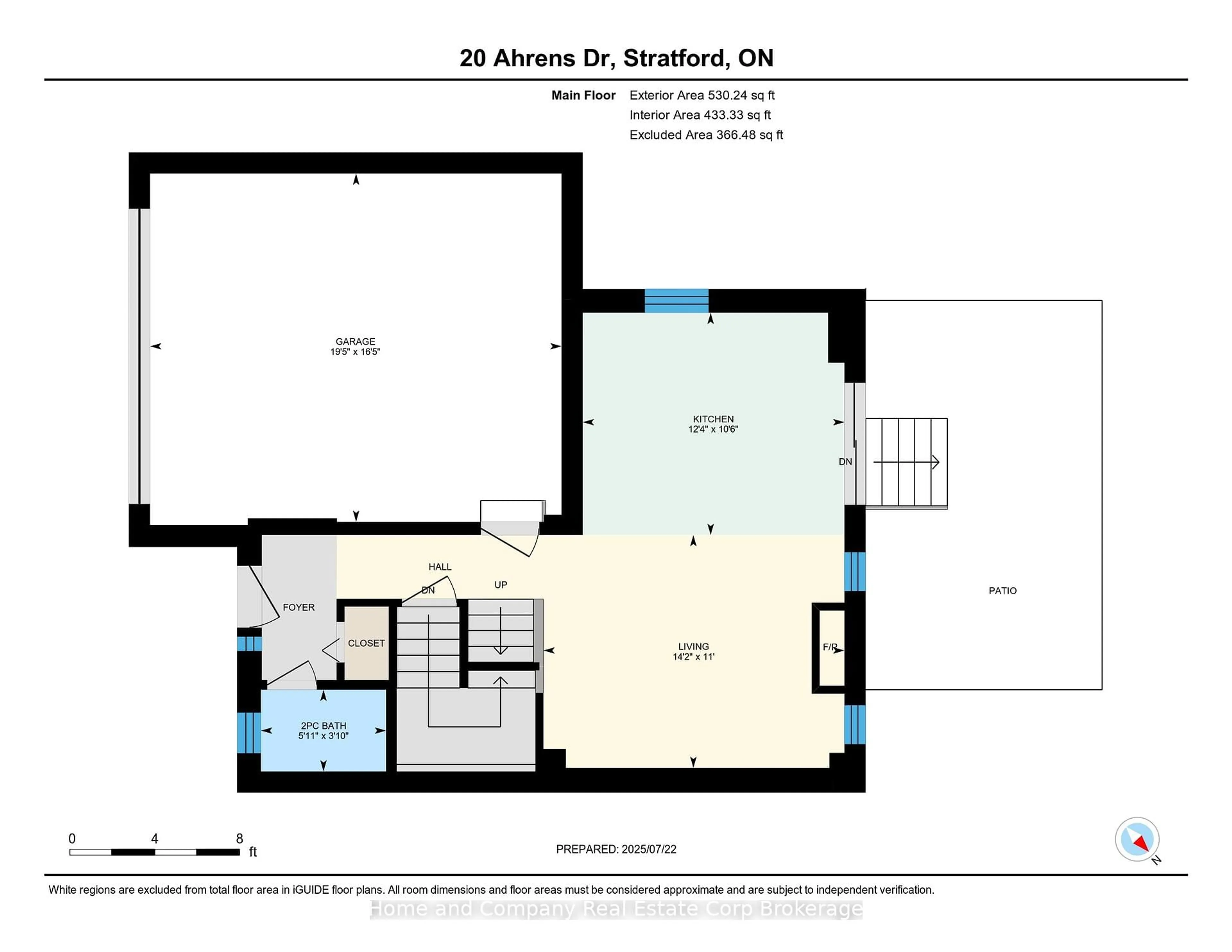 Floor plan for 20 Ahrens Dr, Stratford Ontario N5A 0E9