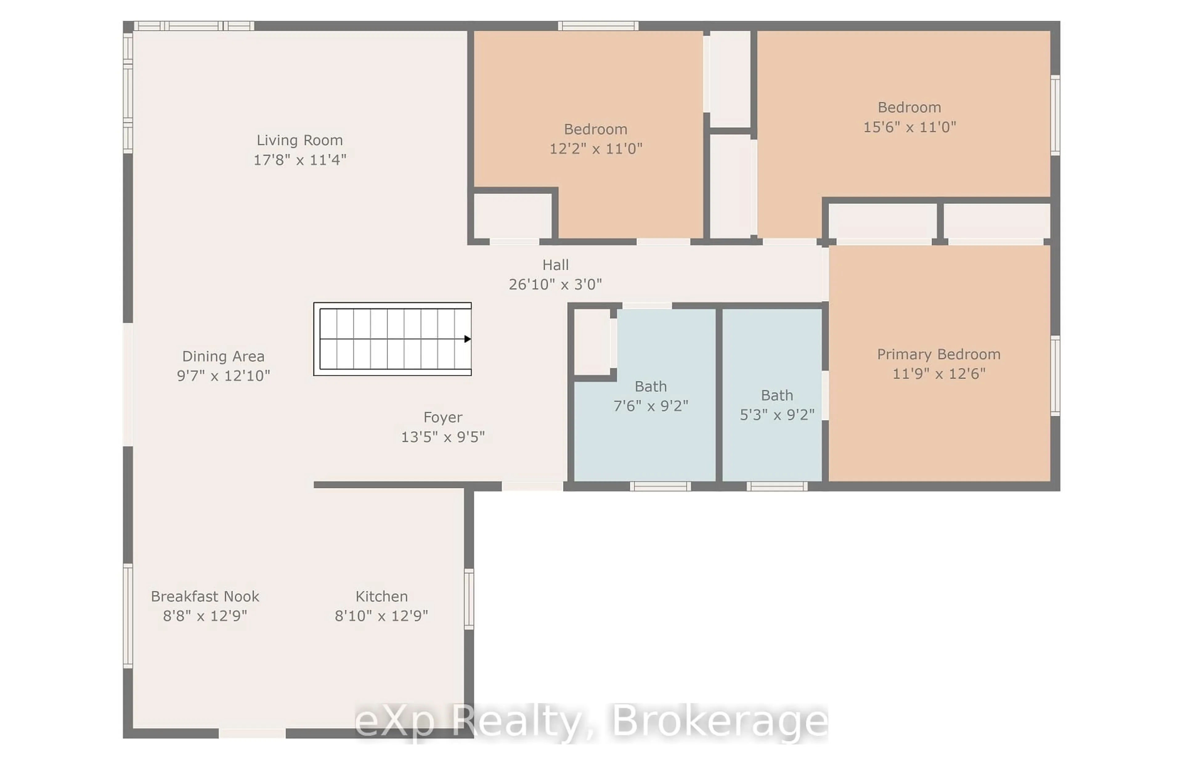 Floor plan for 238 4th Ave, Hanover Ontario N4N 2B5