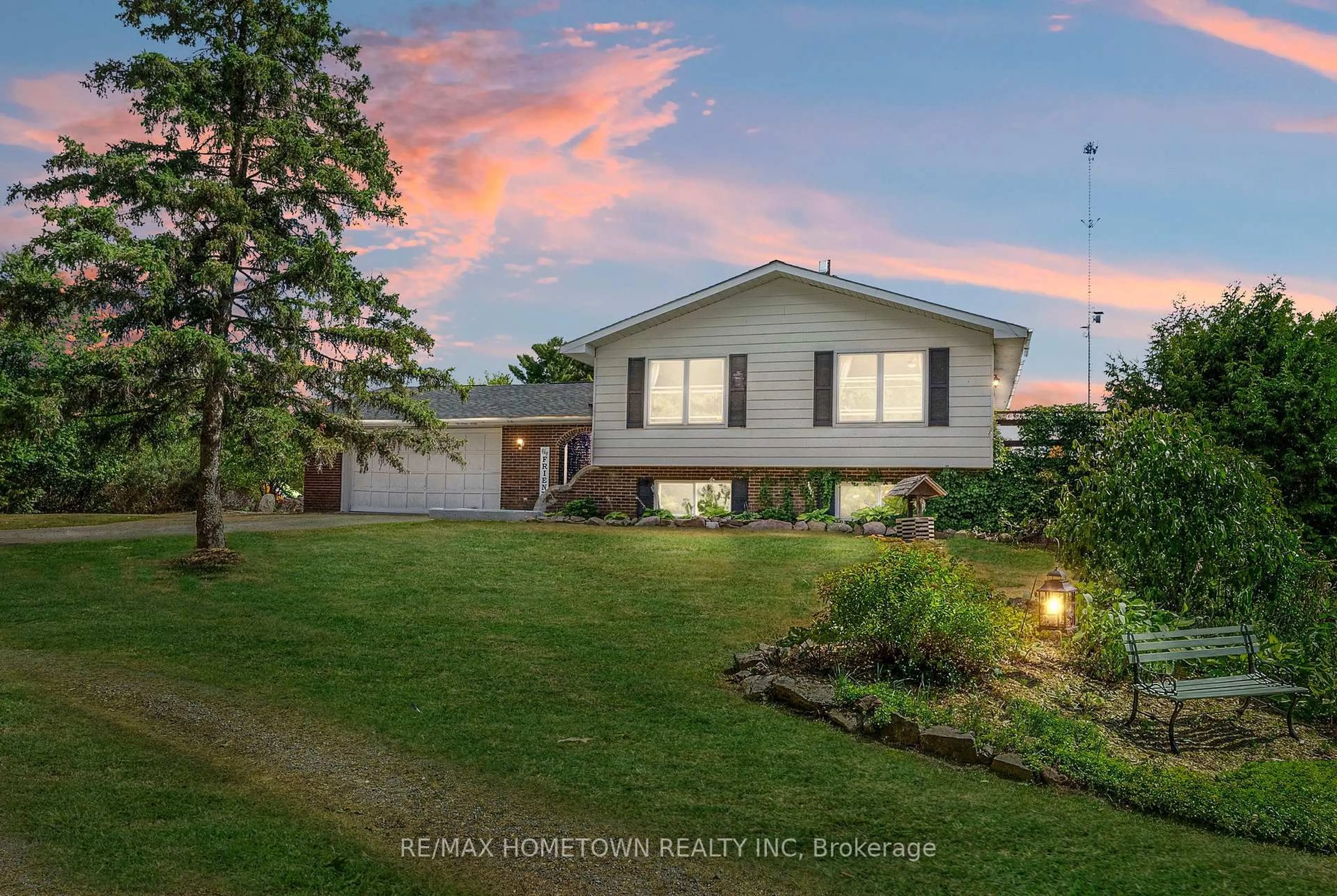 A pic from outside/outdoor area/front of a property/back of a property/a pic from drone, water/lake/river/ocean view for 577 County Park Rd, Athens Ontario K0E 1B0