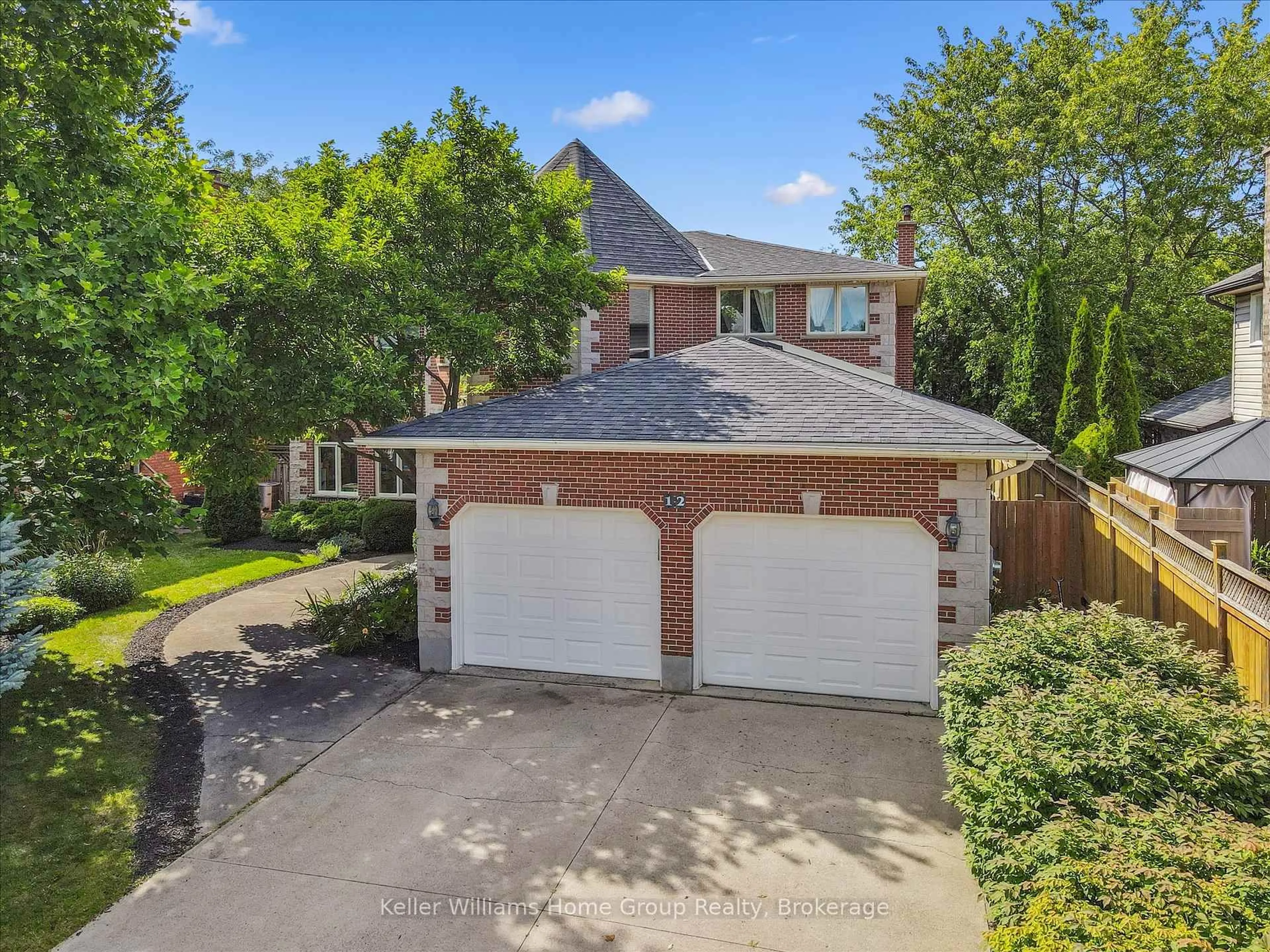 A pic from outside/outdoor area/front of a property/back of a property/a pic from drone, street for 12 Harts Lane, Guelph Ontario N1L 1B1