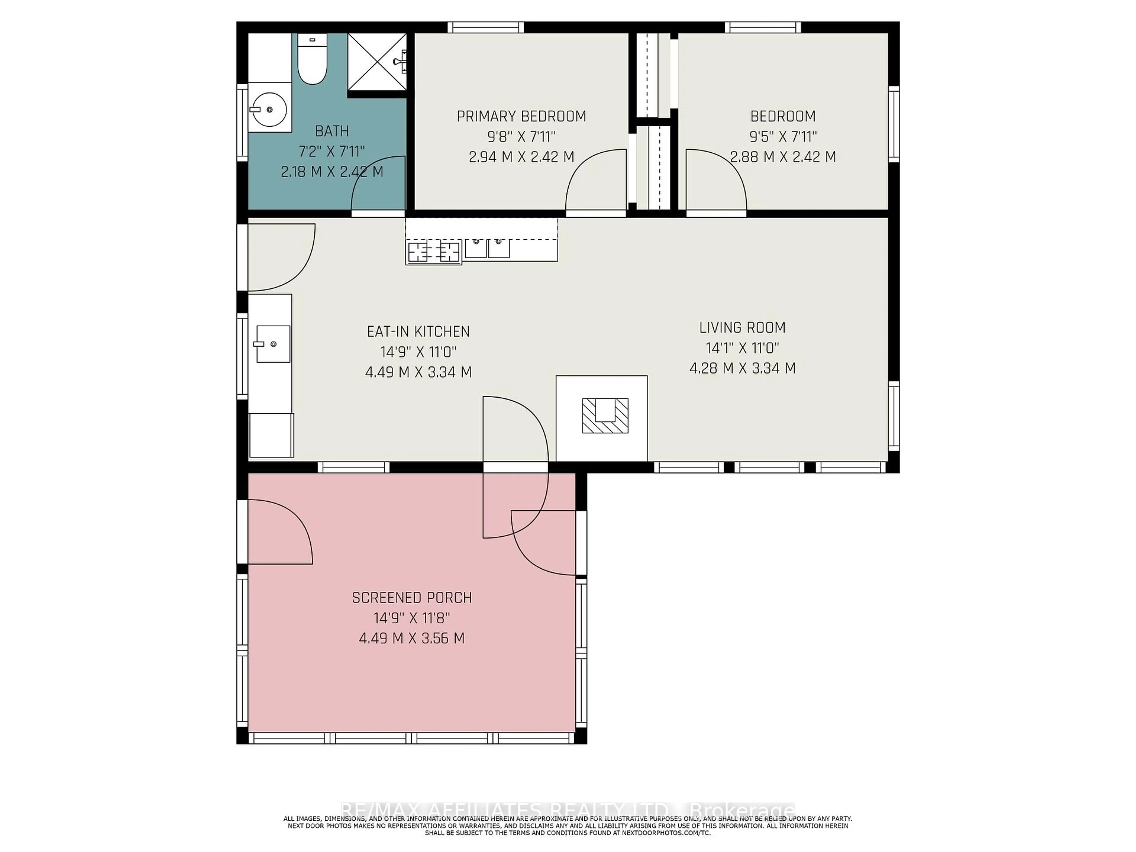 Floor plan for 1015 Penyck  Lake Lane, Sharbot Lake Ontario K0H 2P0