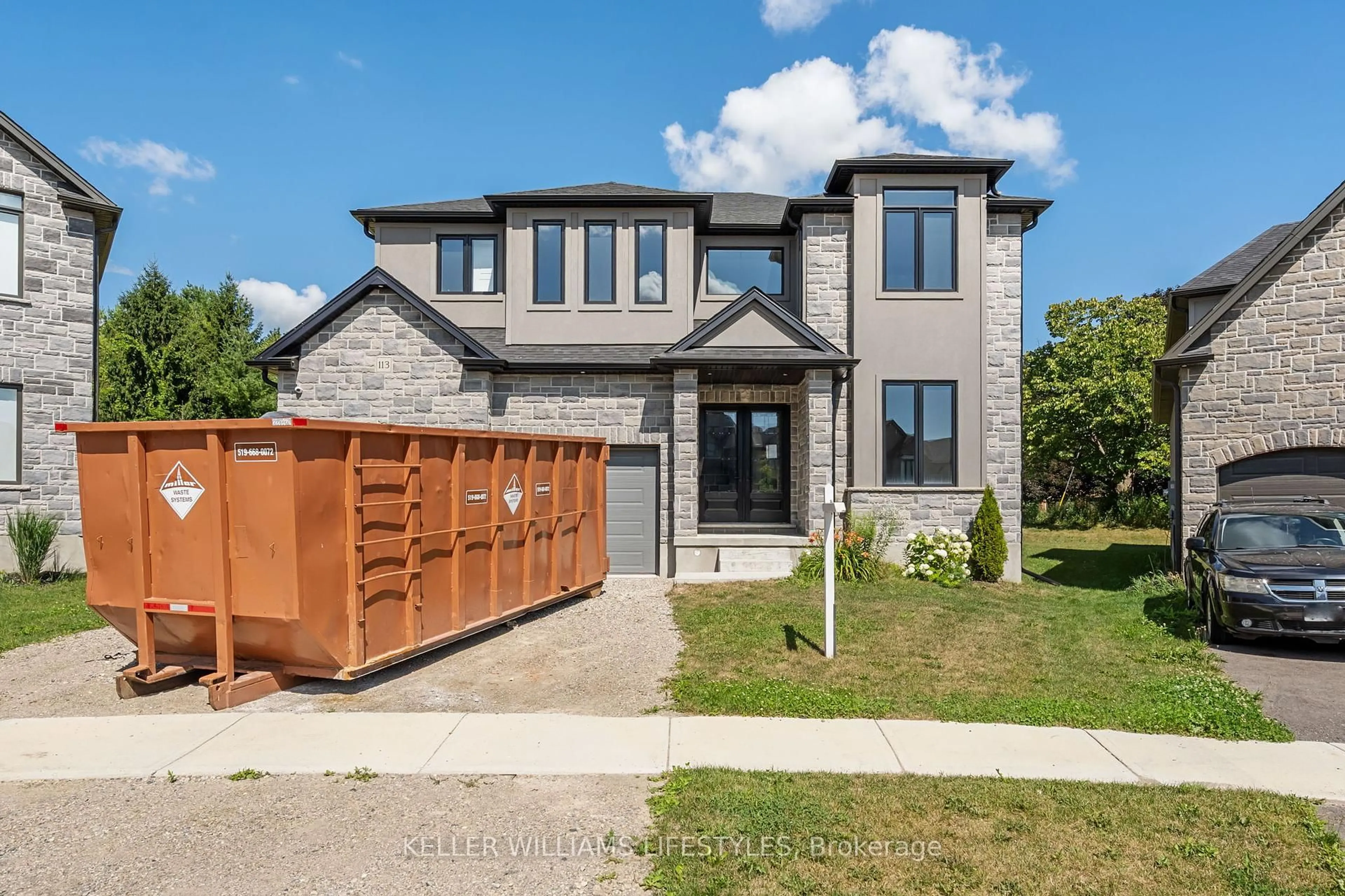 Home with brick exterior material, street for 113 Birdie Crt, Woodstock Ontario N4T 0N3