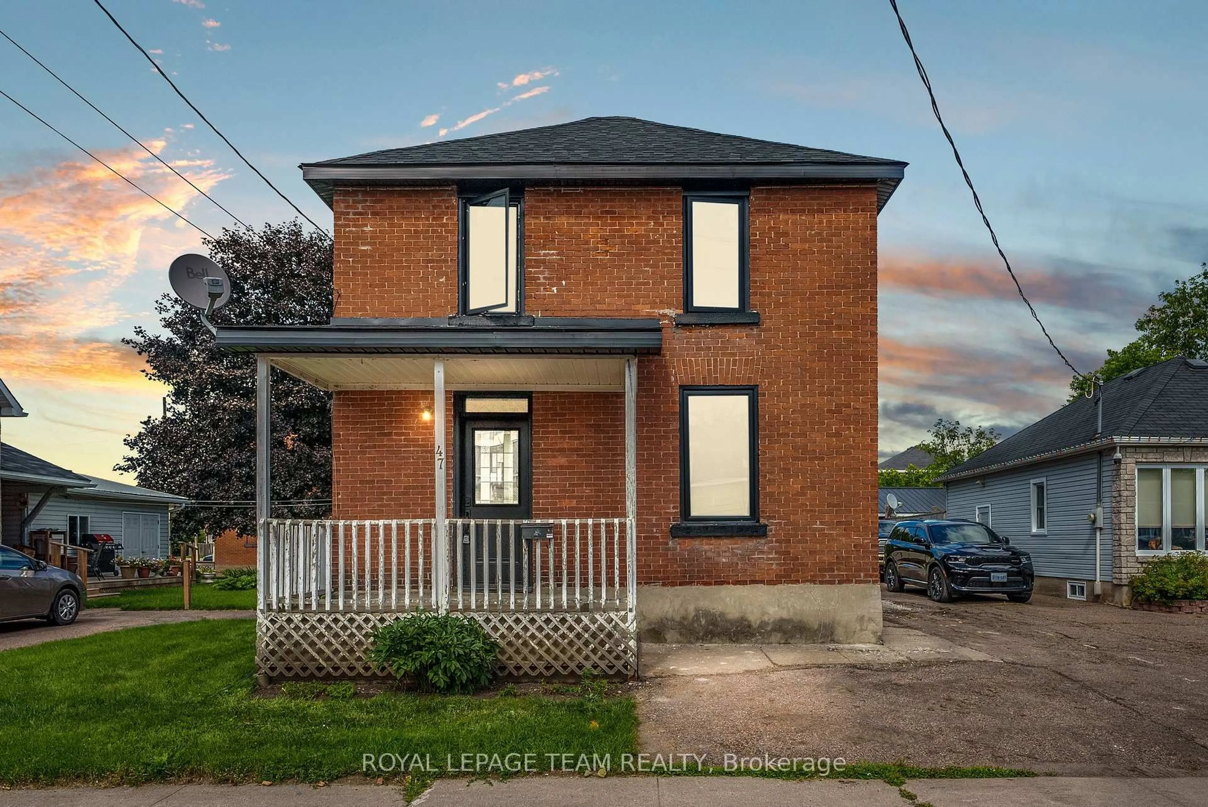 Home with brick exterior material, street for 47 Bonnechere St, Renfrew Ontario K7V 1Y8