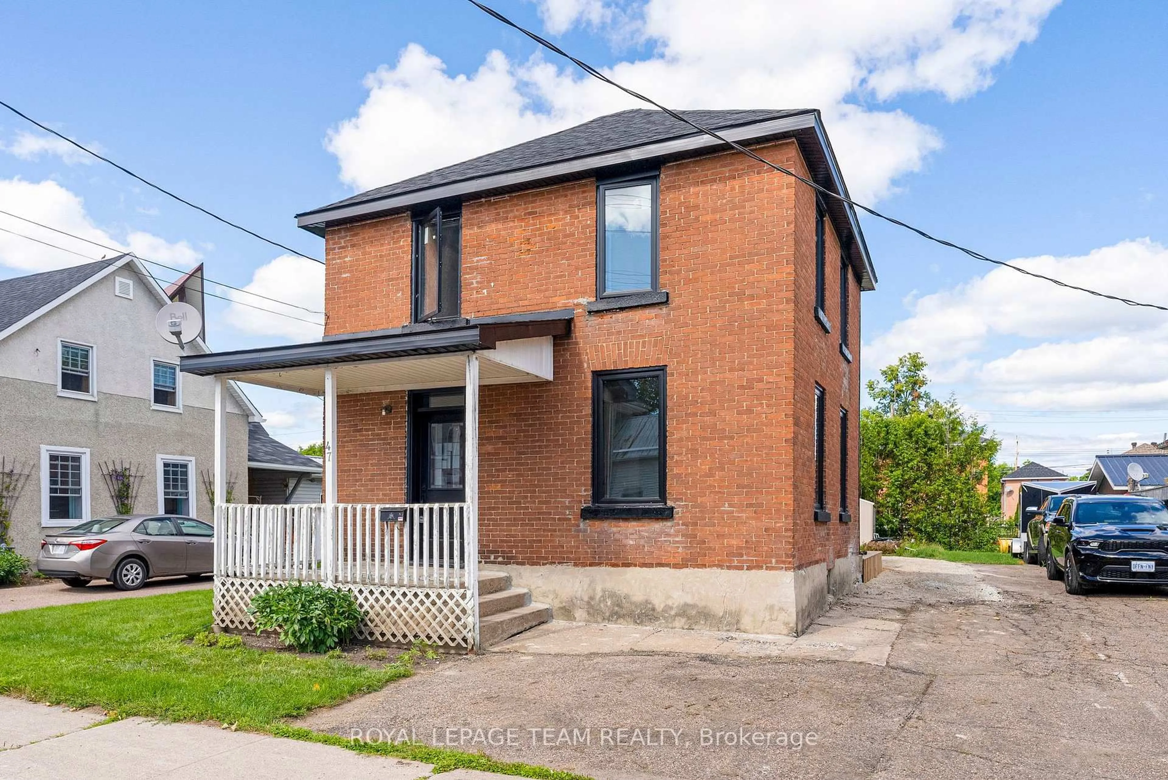 Home with brick exterior material, street for 47 Bonnechere St, Renfrew Ontario K7V 1Y8