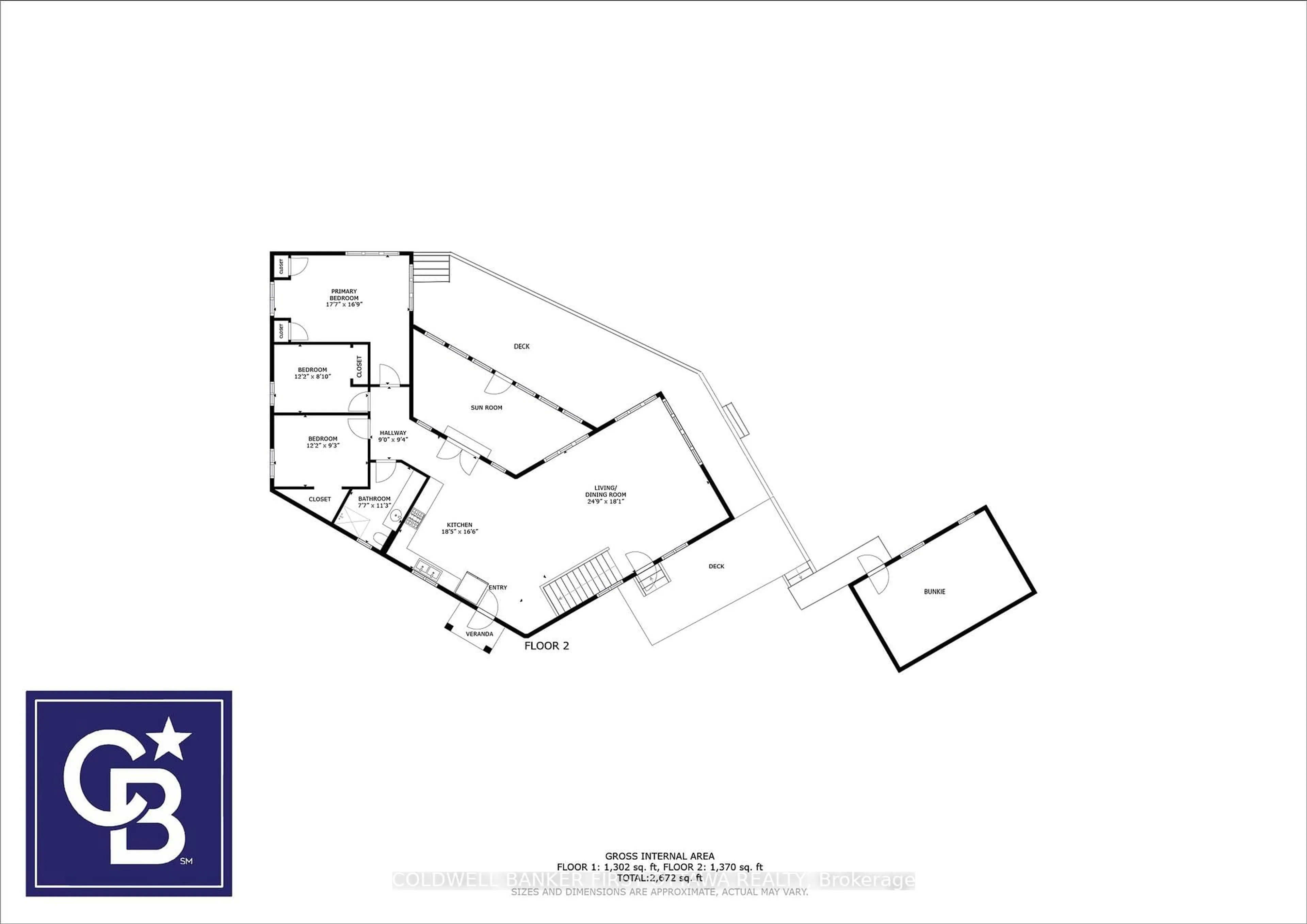 Floor plan for 1245 North Shore Estates Lane, Ompah Ontario K0H 2J0