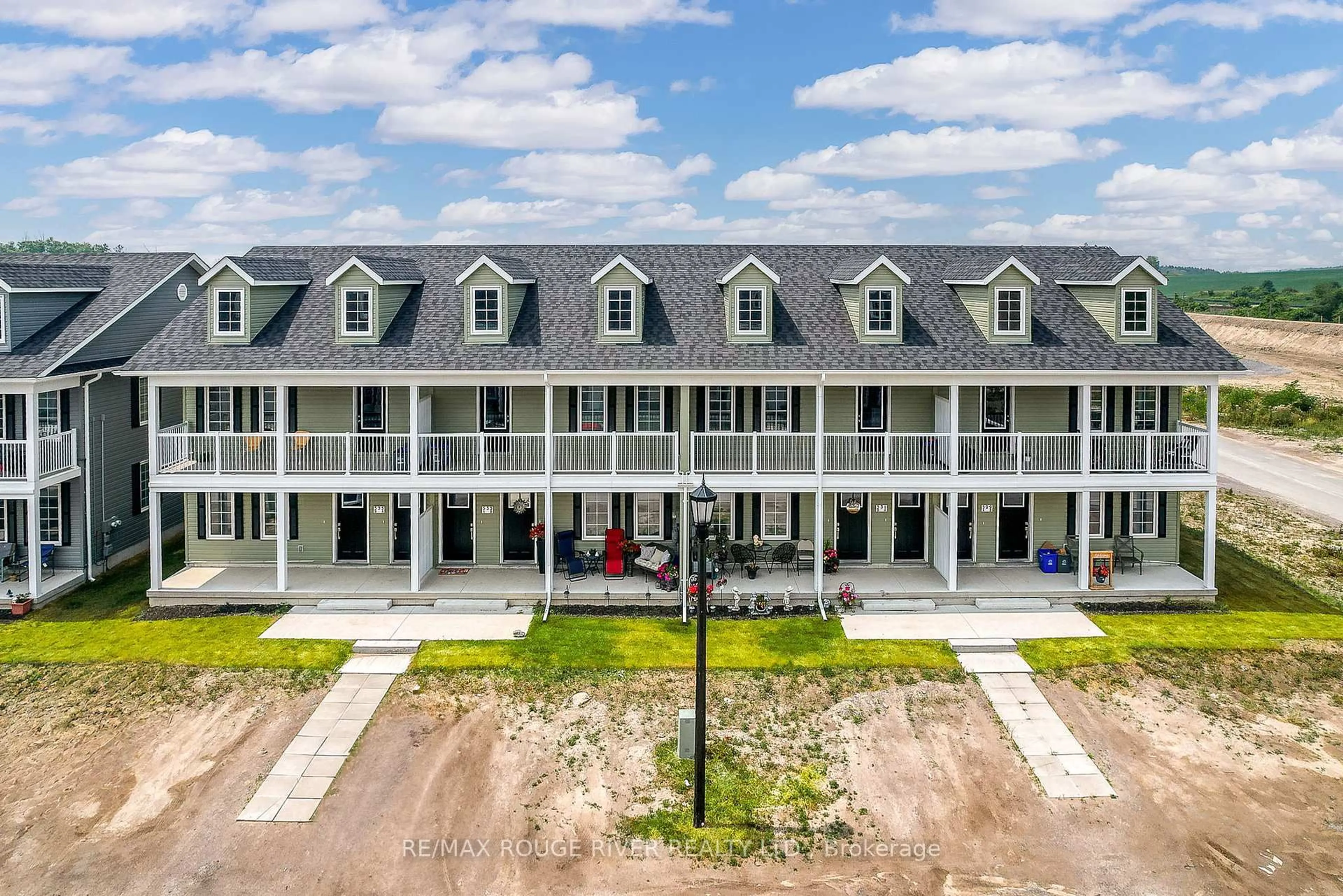 A pic from outside/outdoor area/front of a property/back of a property/a pic from drone, unknown for 529-535 Drewery Rd, Cobourg Ontario K9A 3P5