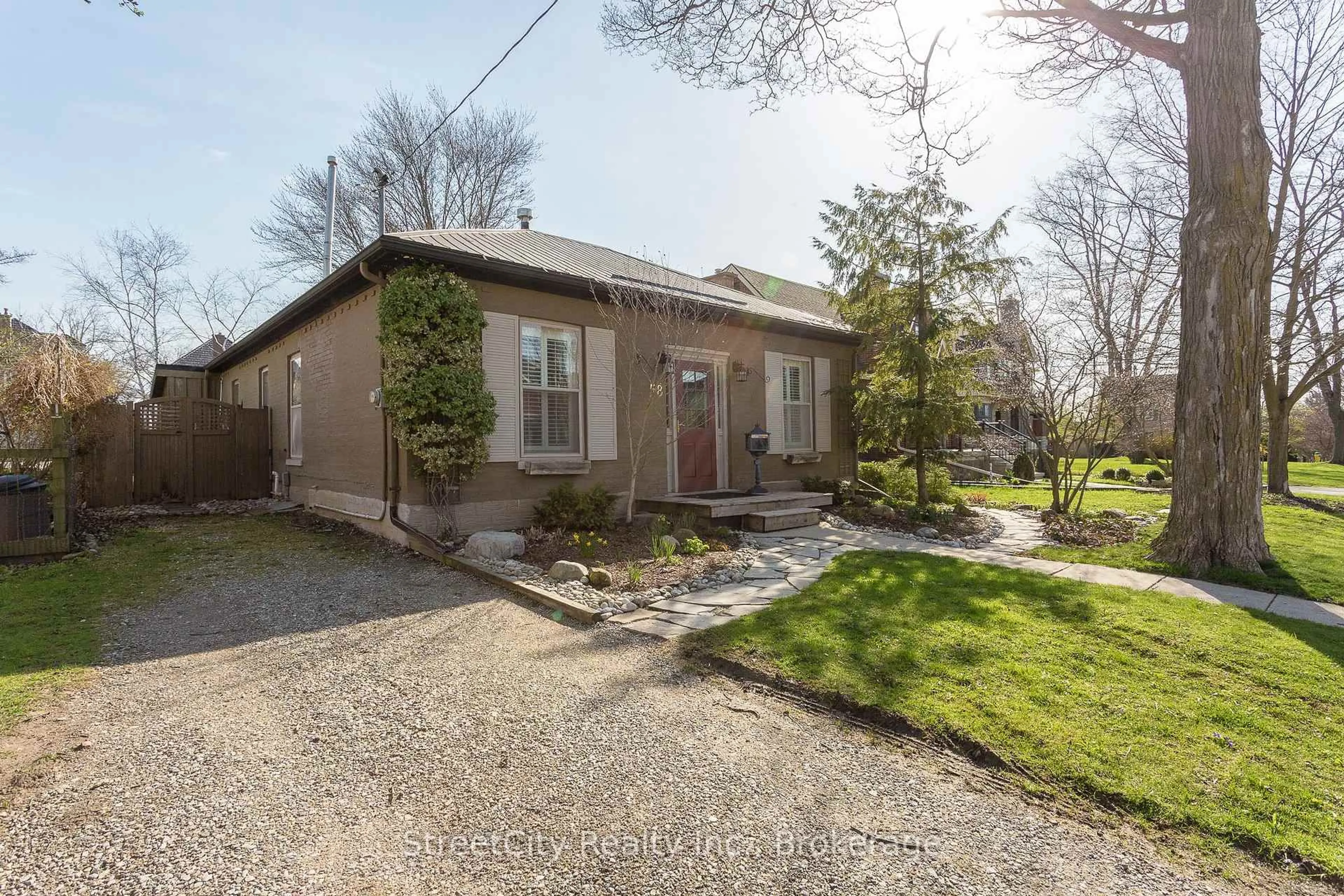 A pic from outside/outdoor area/front of a property/back of a property/a pic from drone, street for 58 Norman St, Stratford Ontario N5A 5R7