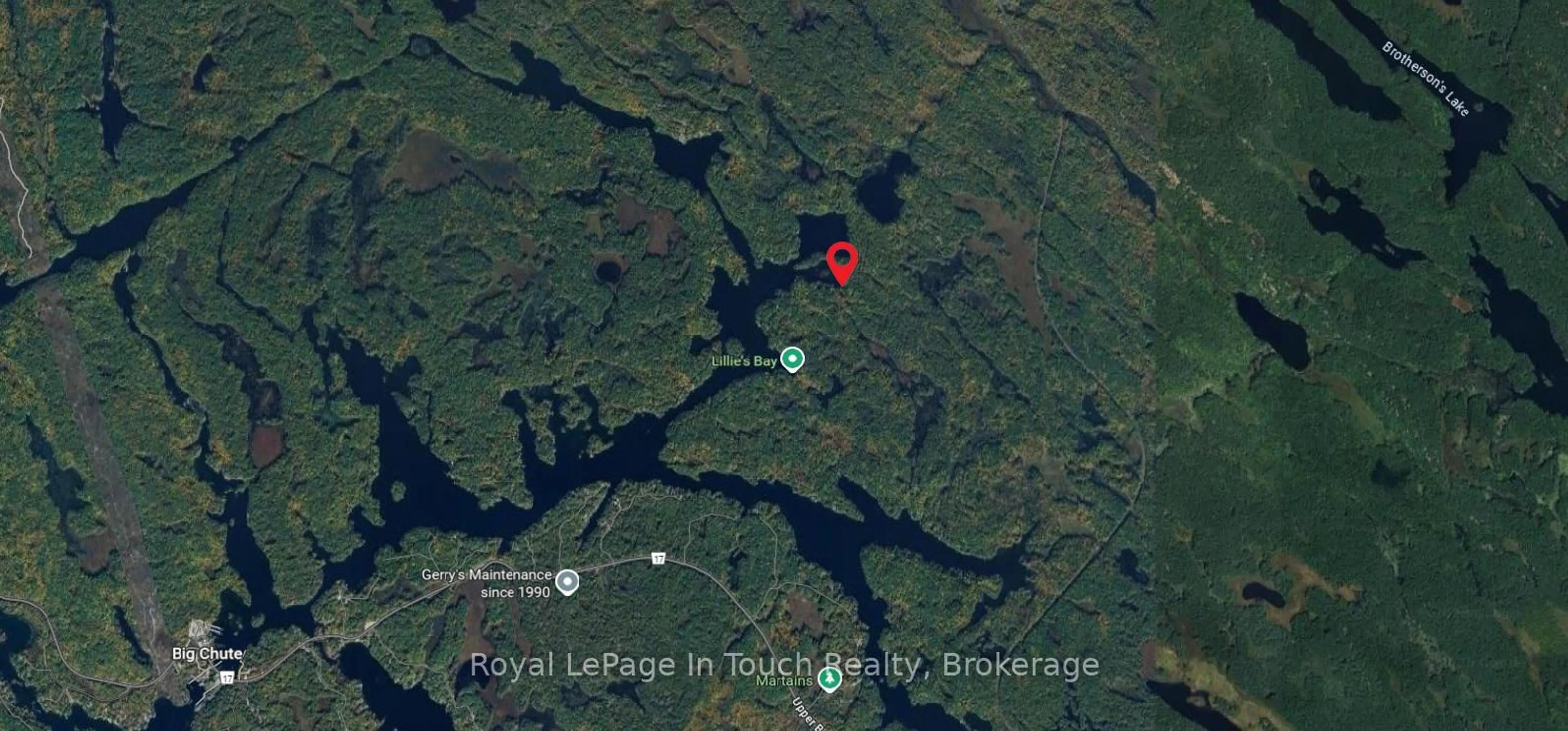 Picture of a map for 2 Severn River Shore, Muskoka Lakes Ontario P0C 1M0
