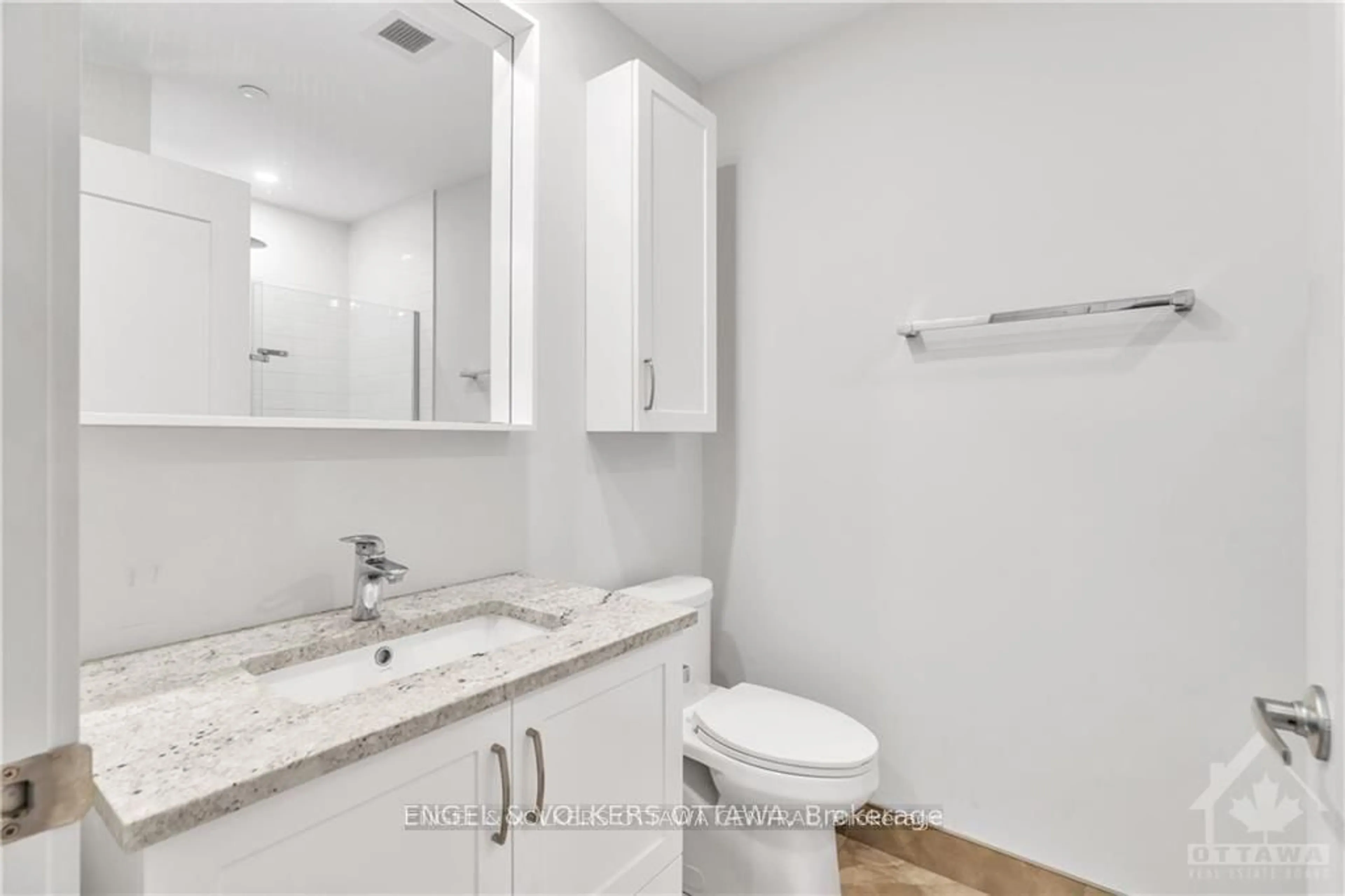 Standard bathroom, ceramic/tile floor for 60 Springhurst Ave #303, Ottawa Ontario K1S 5V7
