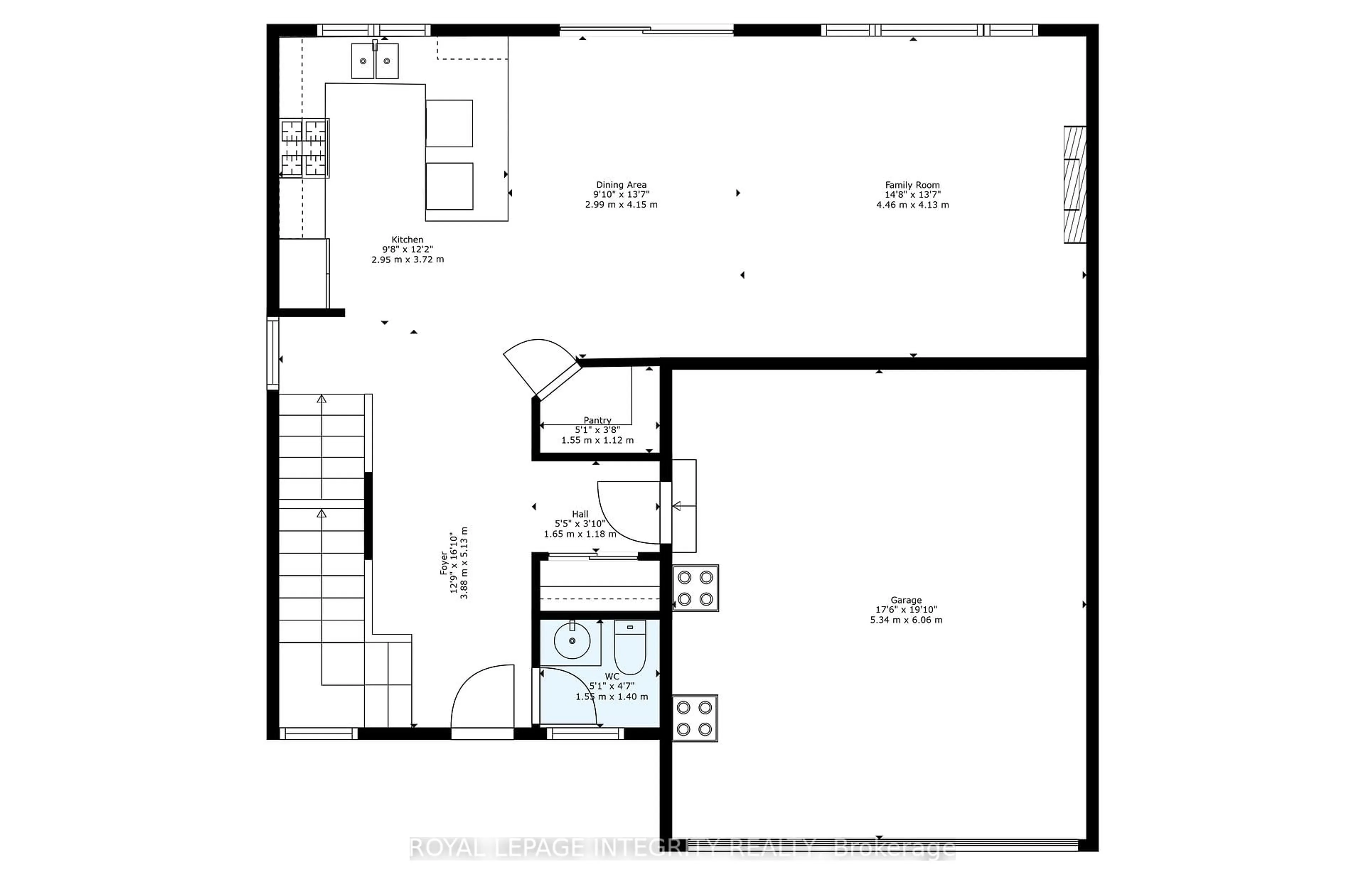 Floor plan for 724 Vennecy Terr, Ottawa Ontario K1W 0N3
