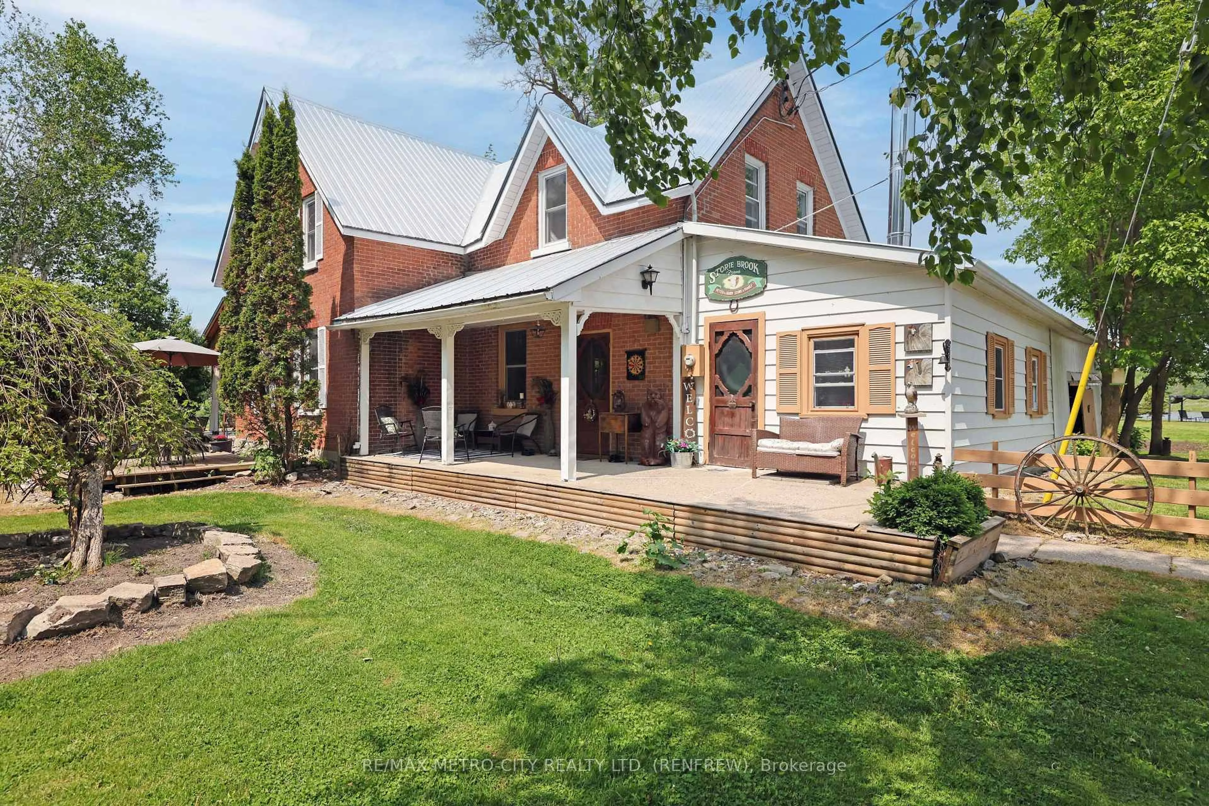 Home with brick exterior material, unknown for 155 STORIE Rd, Renfrew Ontario K7V 3Z8