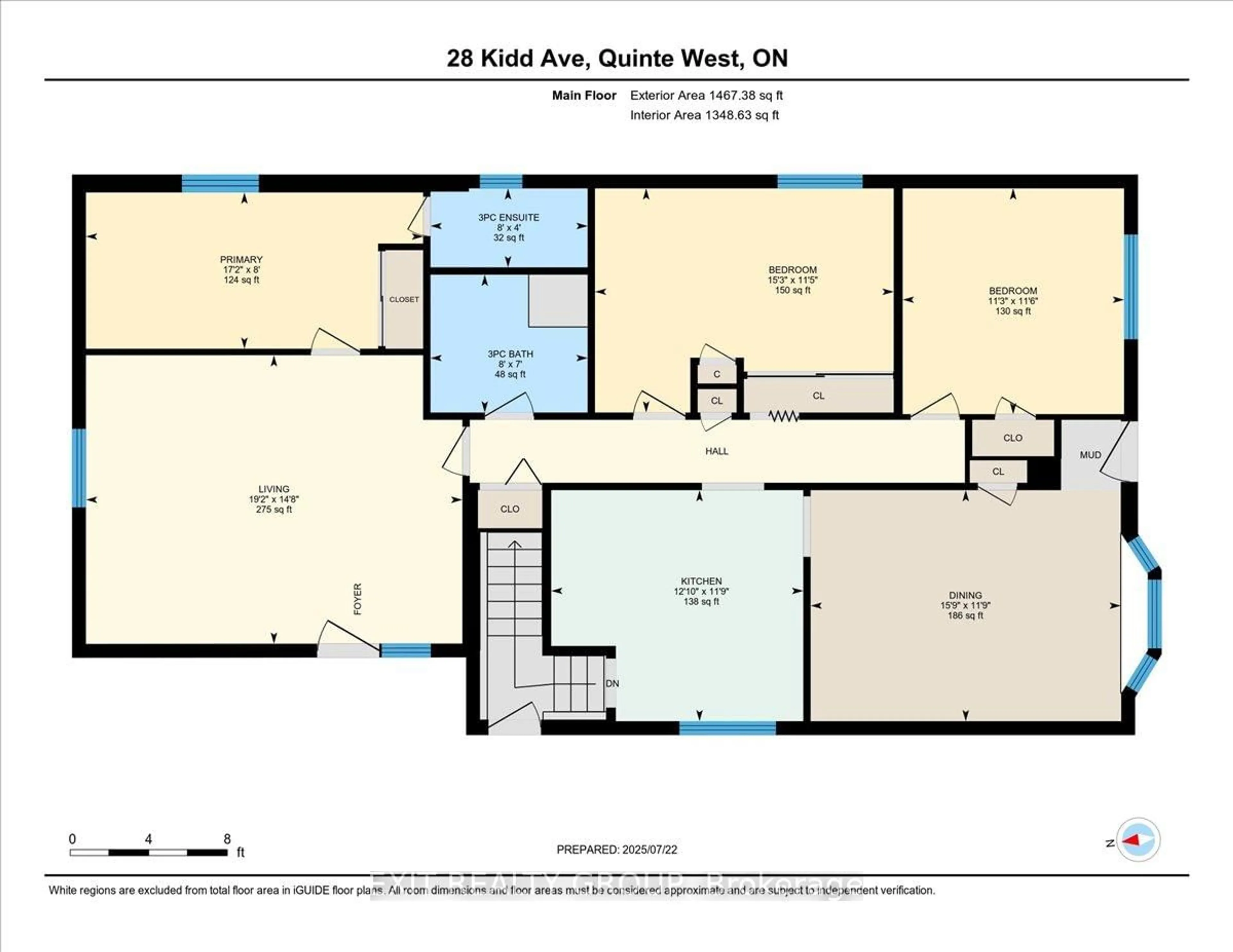 Floor plan for 28 Kidd Ave, Quinte West Ontario K8V 2C7