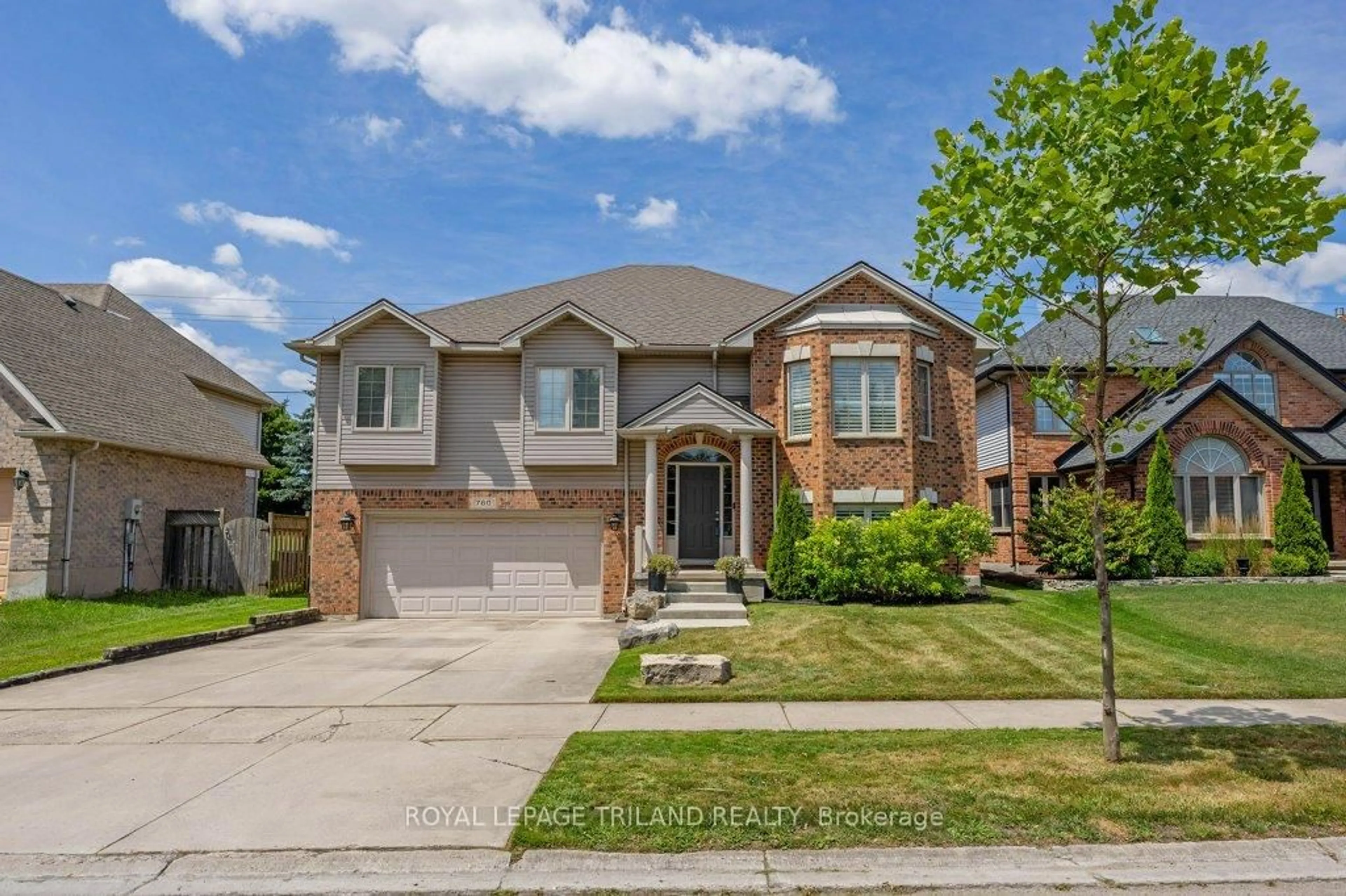 Home with brick exterior material, street for 780 WHITEHAVEN Cres, London North Ontario N6G 4V6