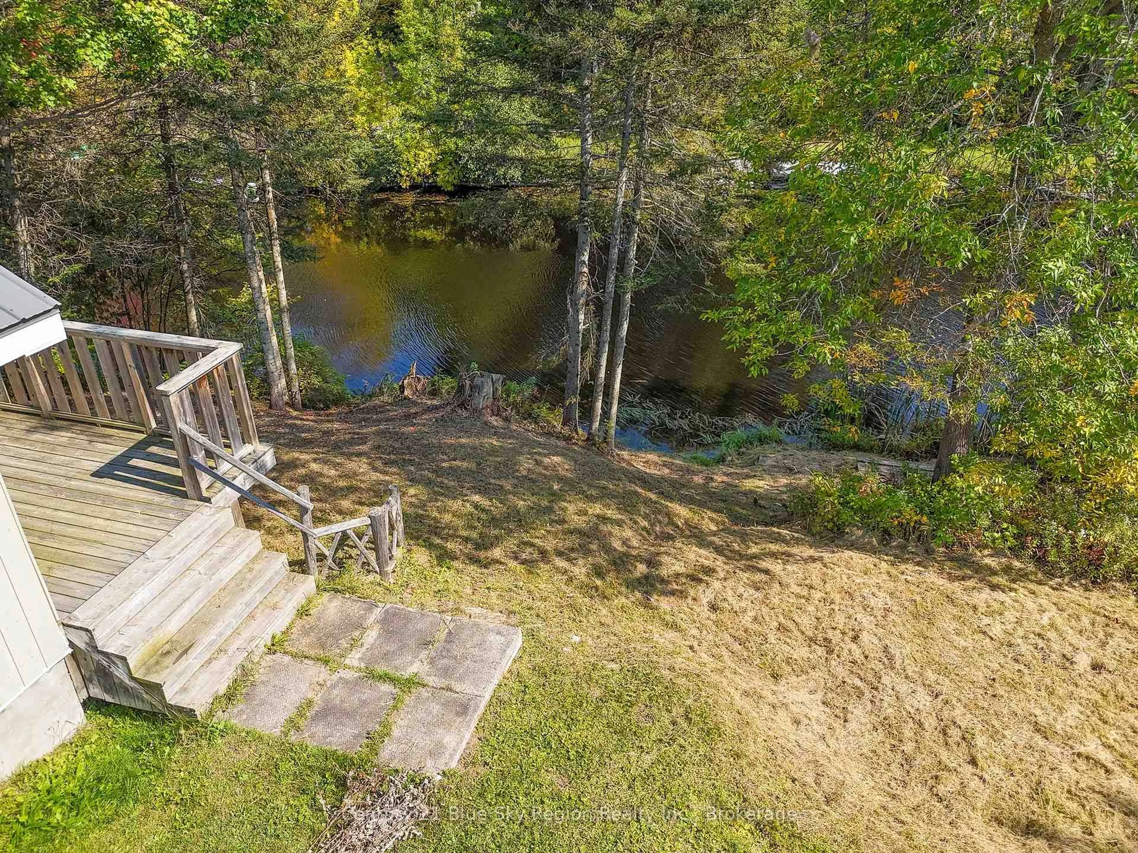A pic from outside/outdoor area/front of a property/back of a property/a pic from drone, water/lake/river/ocean view for 13267(6&7) Highway 17, North Bay Ontario P1B 8G5