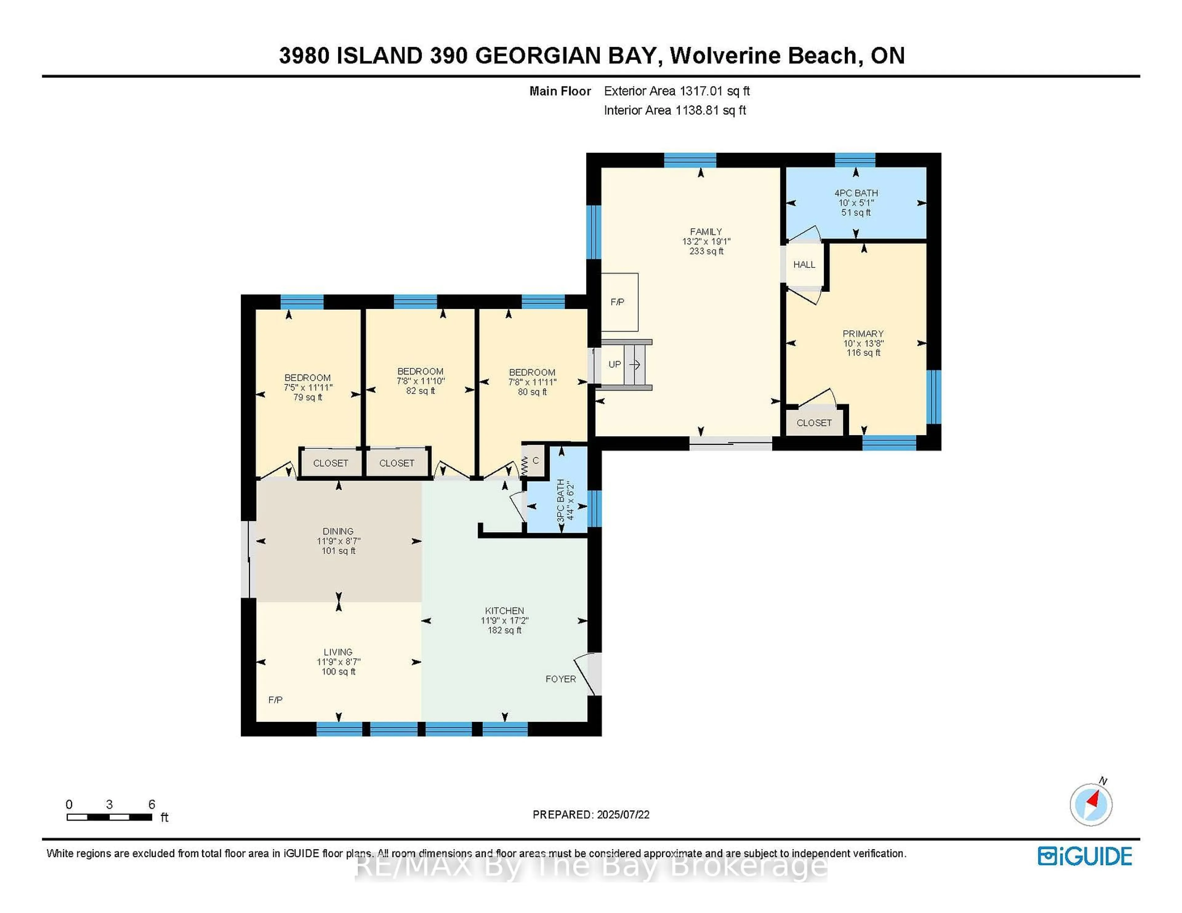 Floor plan for 3980 Is 390 Georgian Bay, Georgian Bay Ontario P0E 1E0