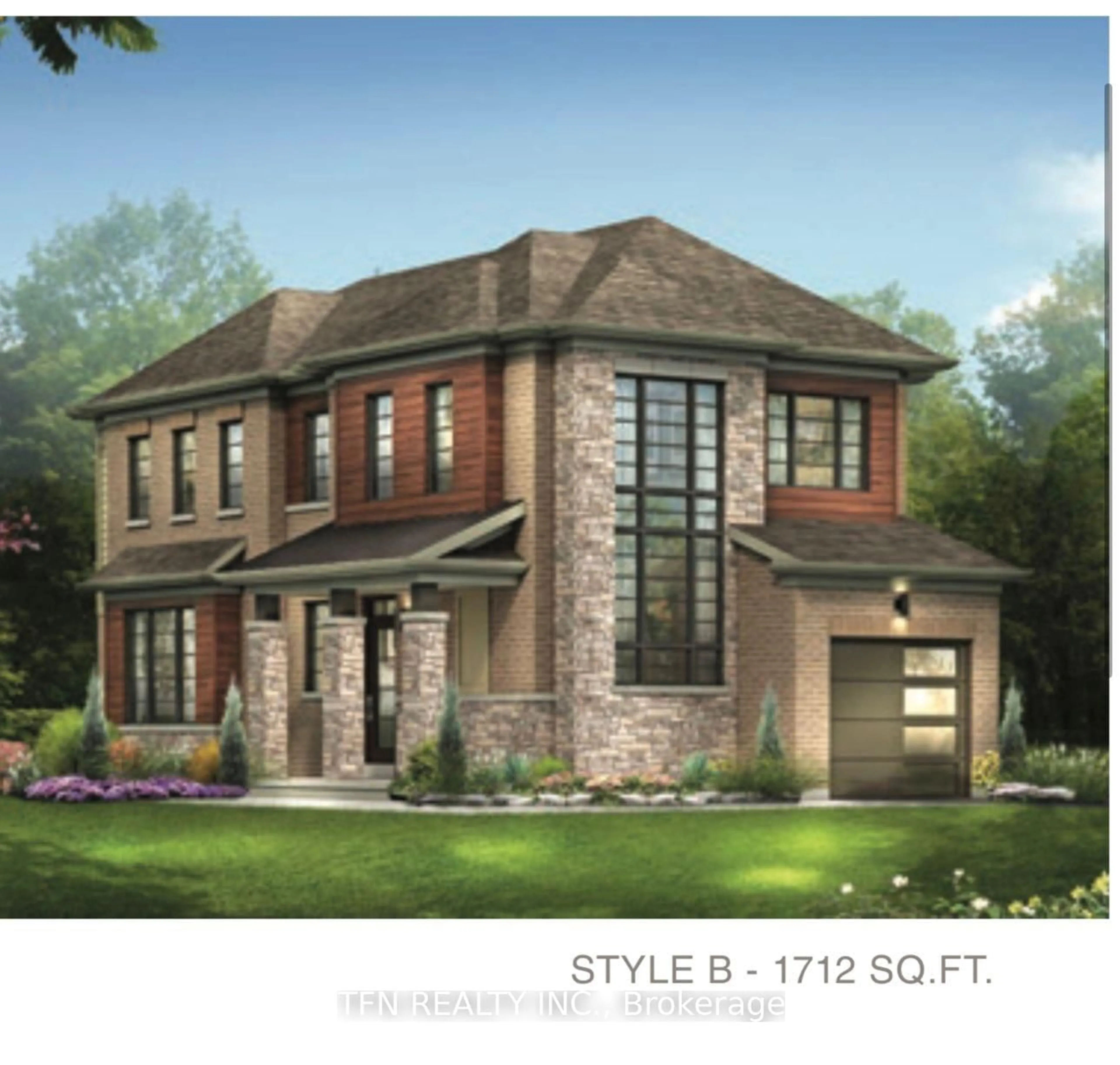 Home with brick exterior material, street for 178 Gillespie Dr #Lot 231, Brantford Ontario N3T 0Y4