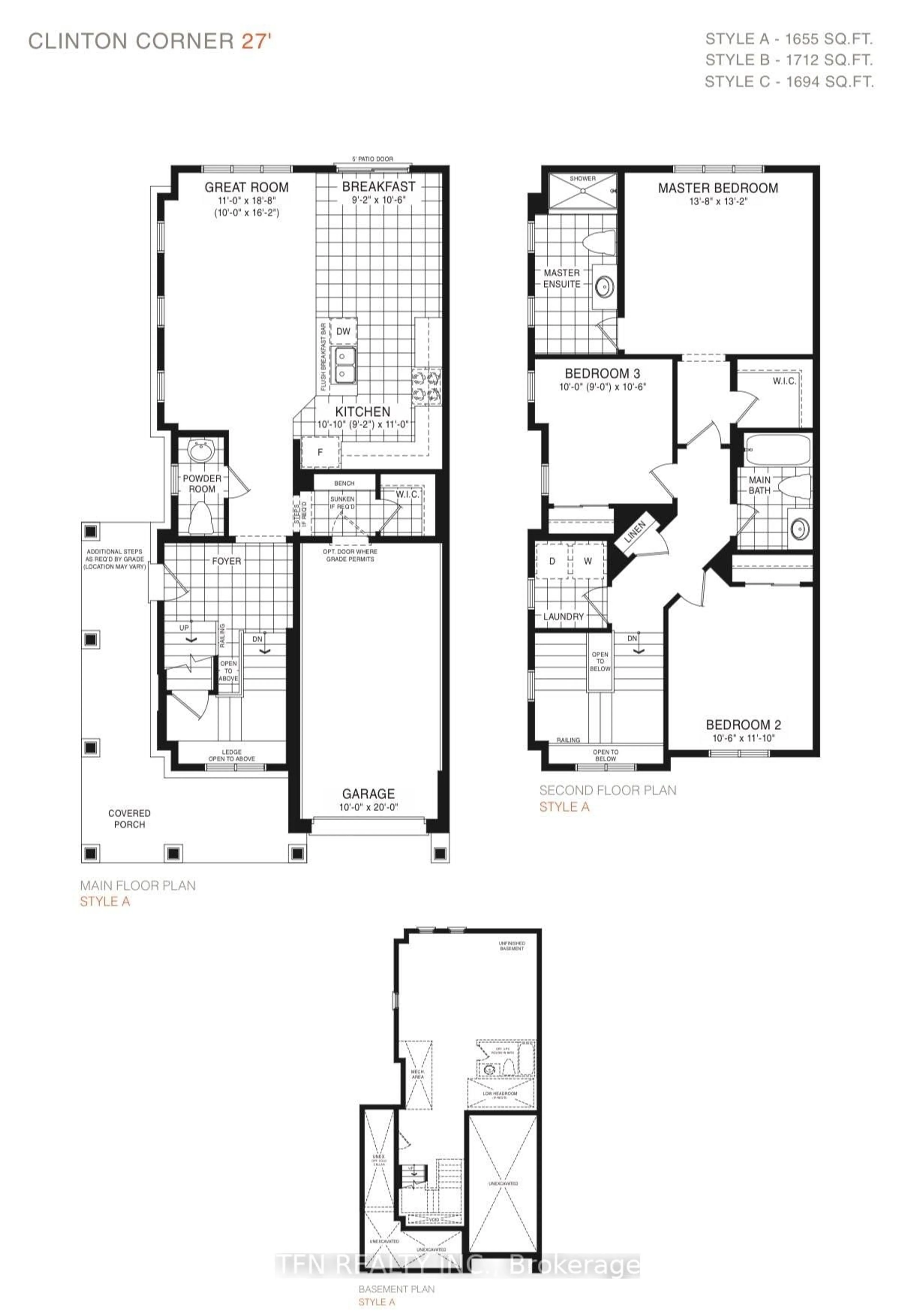 Floor plan for 178 Gillespie Dr #Lot 231, Brantford Ontario N3T 0Y4