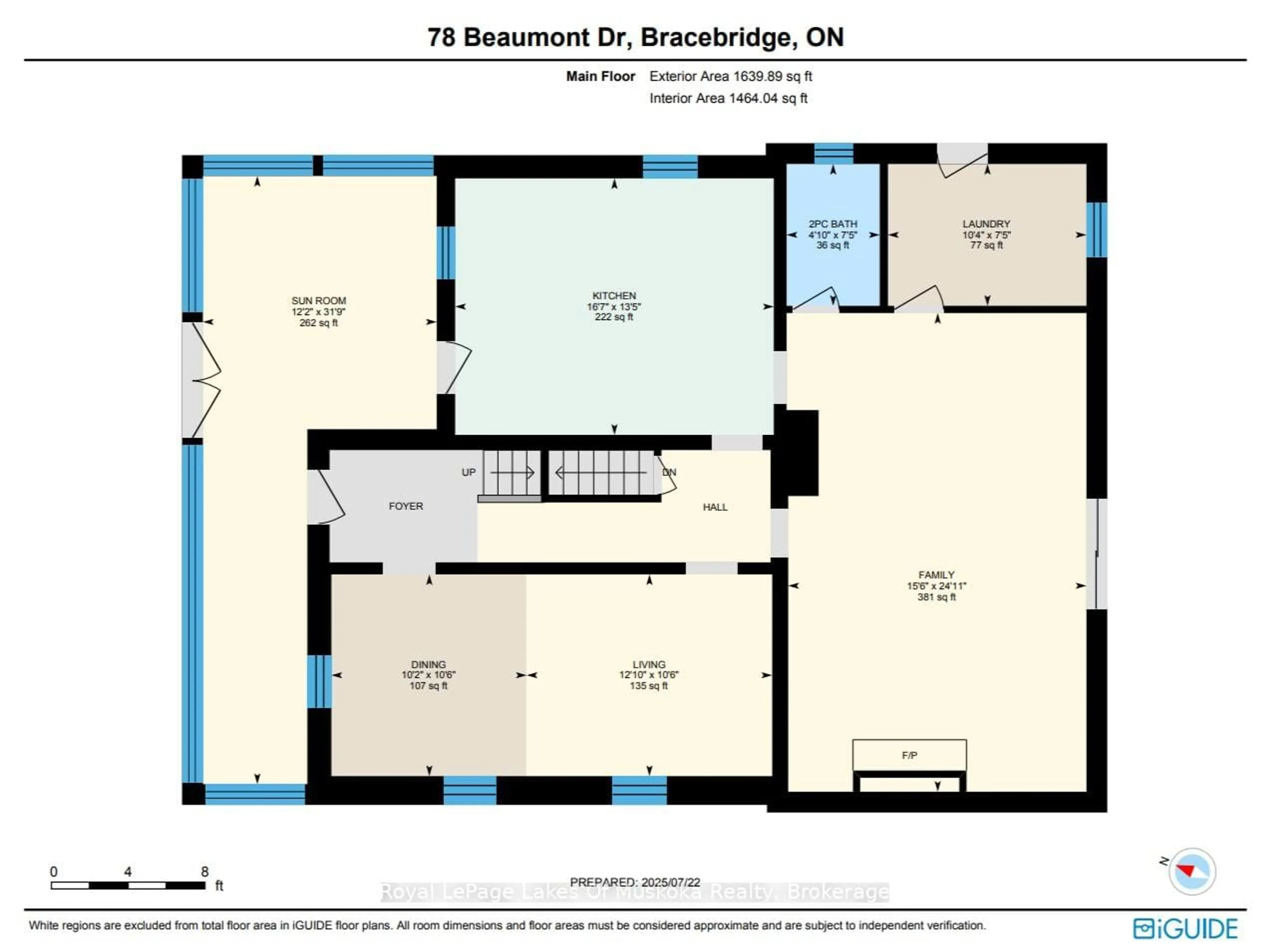 Floor plan for 78 Beaumont Dr, Bracebridge Ontario P1L 1X2