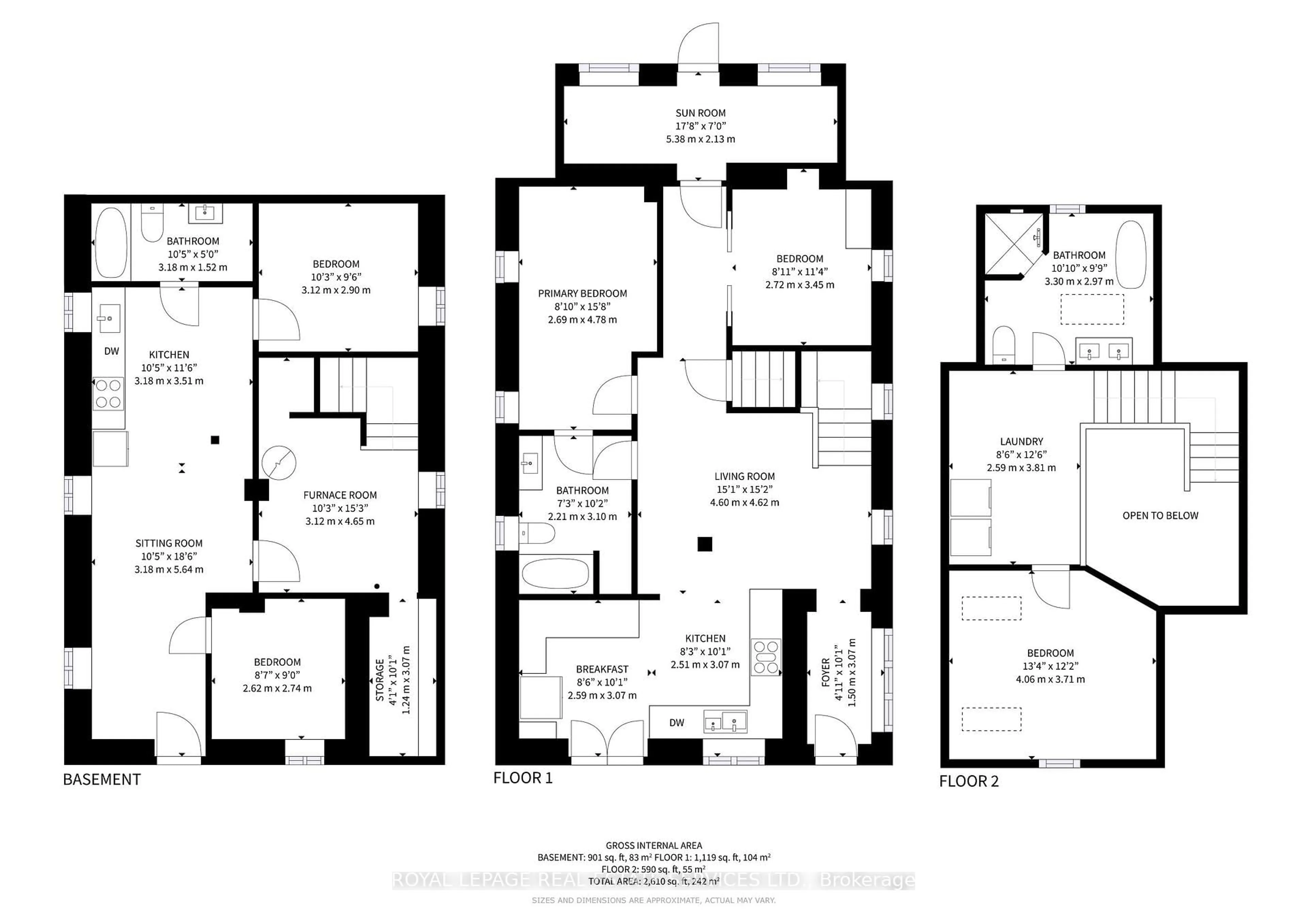 Floor plan for 23 Glen Ave, St. Catharines Ontario L2S 1L3