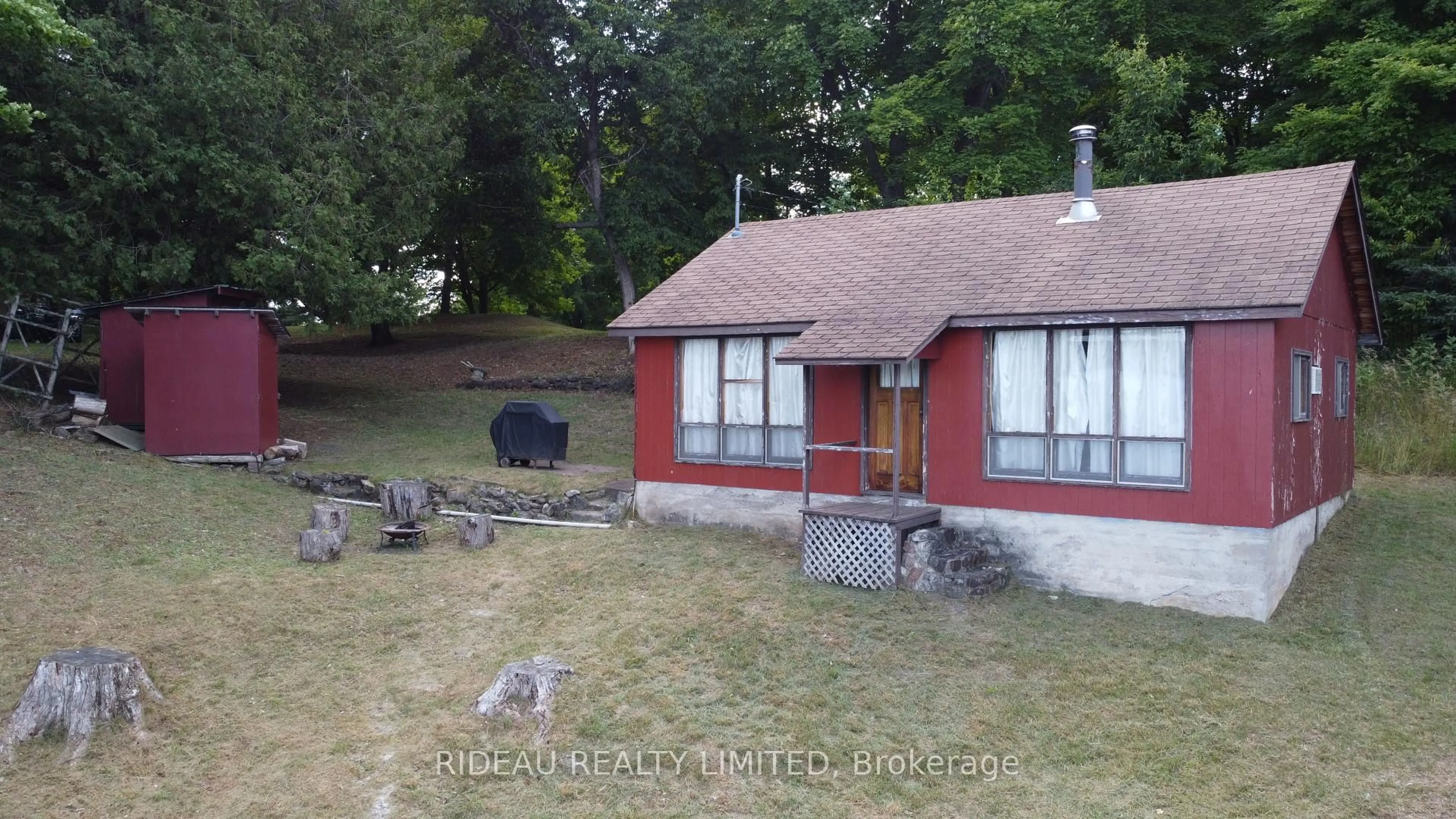 A pic from outside/outdoor area/front of a property/back of a property/a pic from drone, unknown for 11 Traders Lane, Rideau Lakes Ontario K0G 1X0
