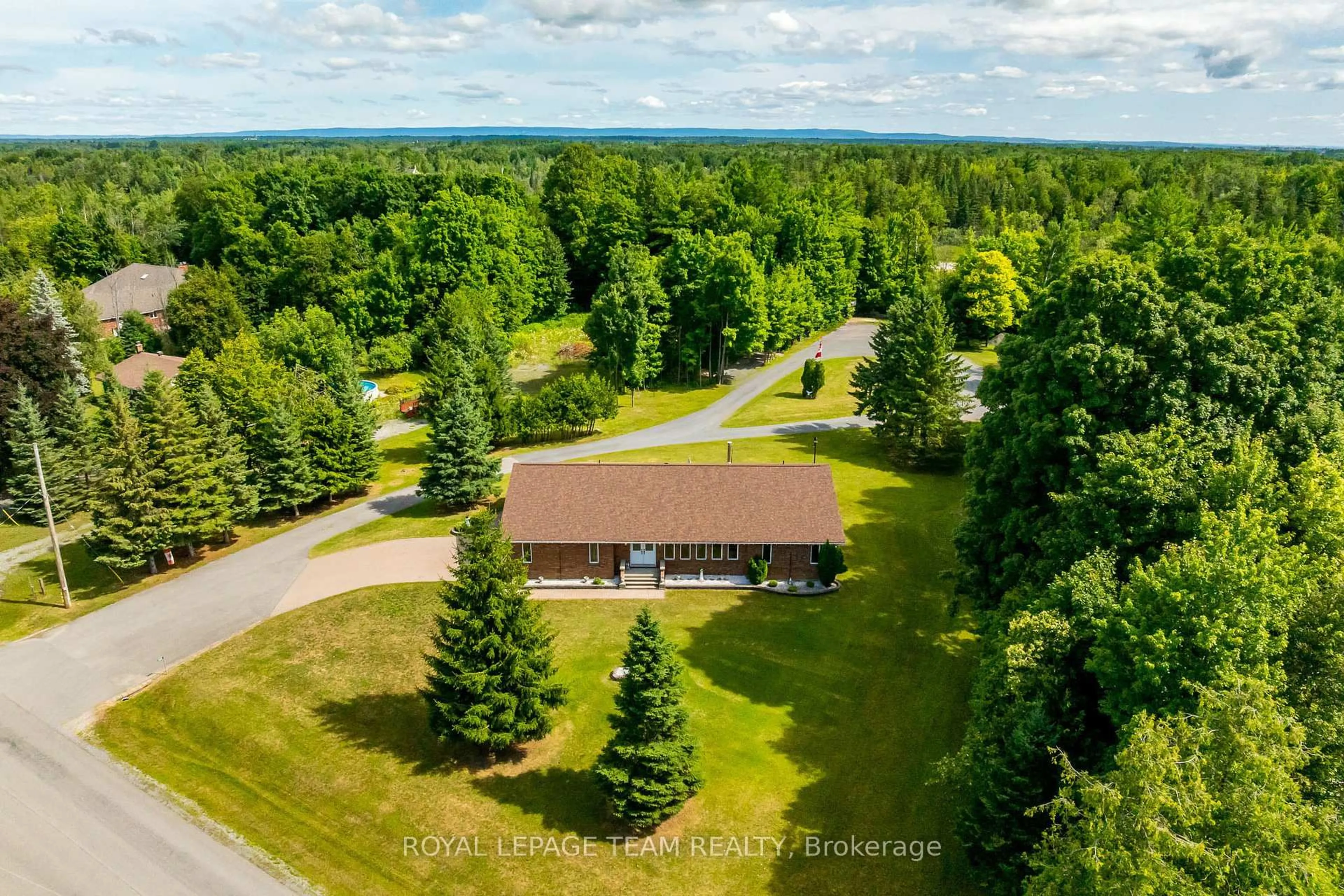 A pic from outside/outdoor area/front of a property/back of a property/a pic from drone, forest/trees view for 634 David Manchester Rd, Carp Ontario K0A 1L0