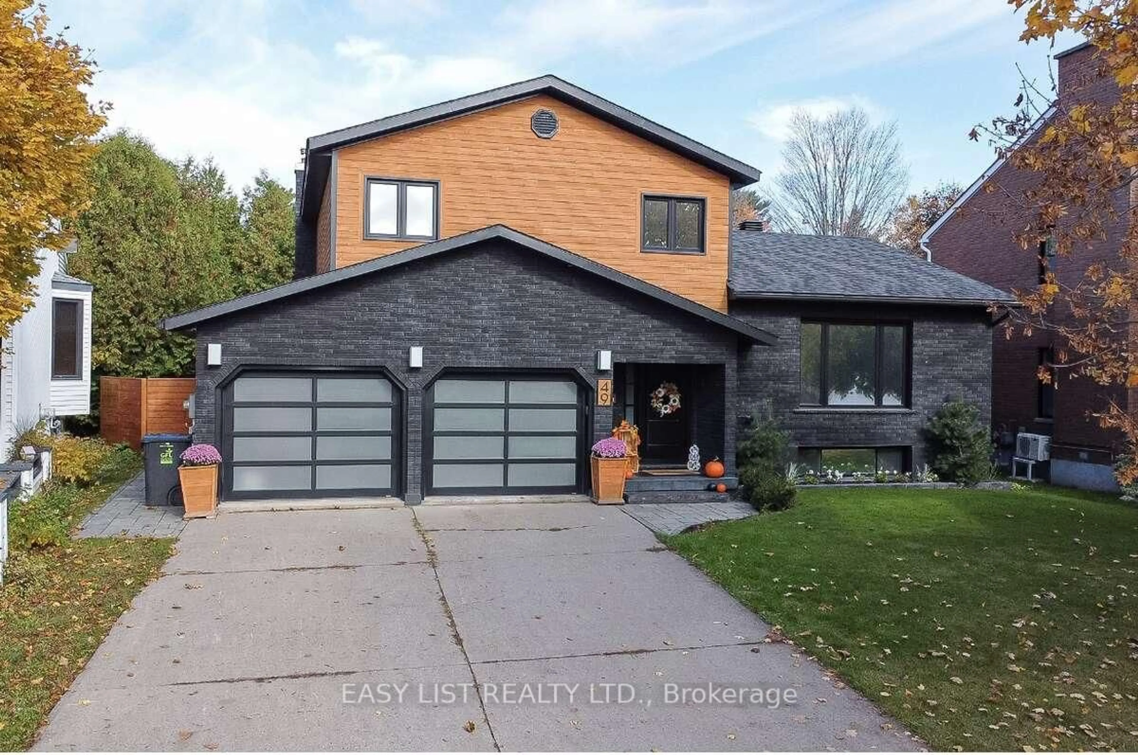 Home with brick exterior material, street for 49 Caddy Ave, Sault Ste Marie Ontario P6A 6H6