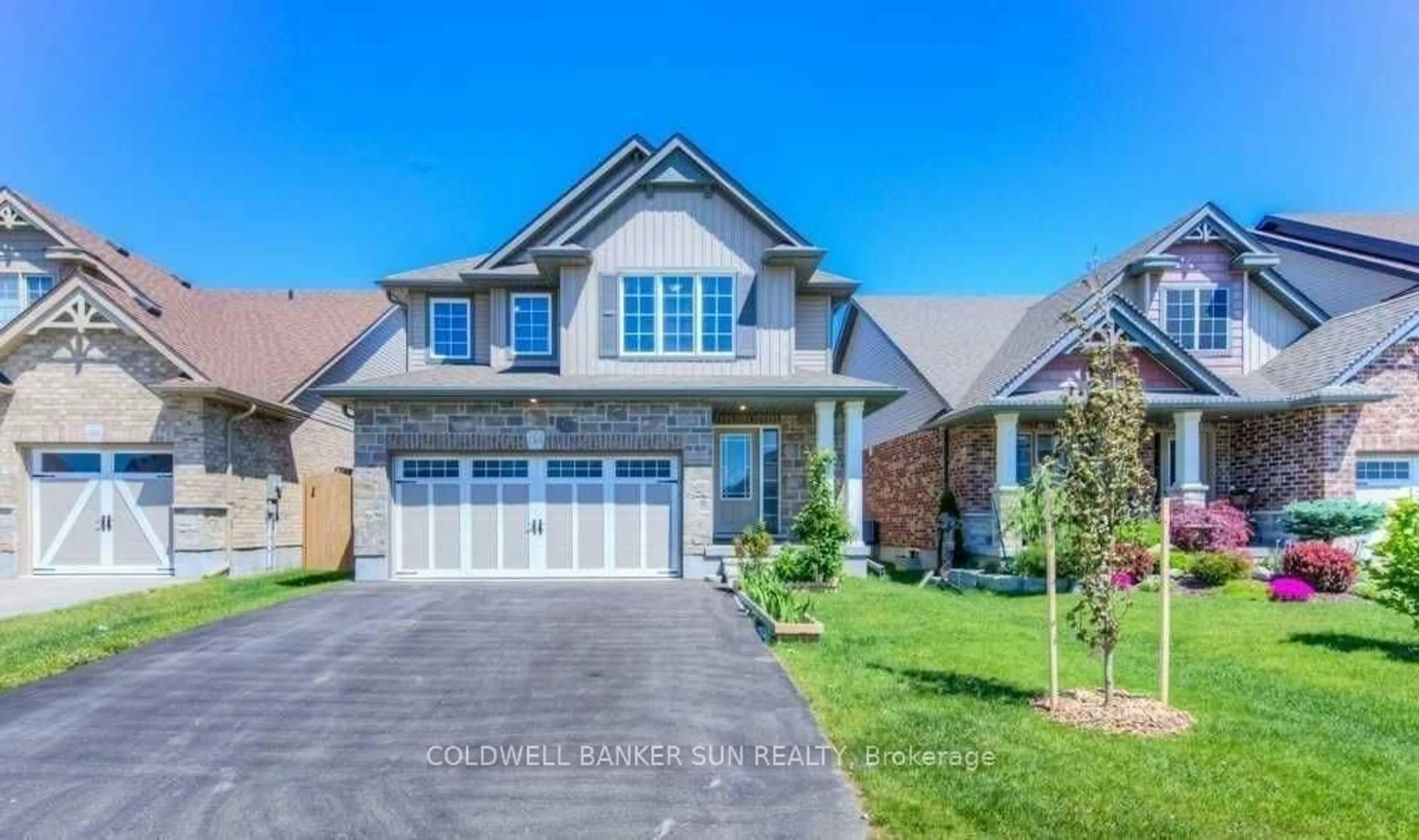 Home with brick exterior material, street for 1365 Caen Ave, Woodstock Ontario N4T 0J3