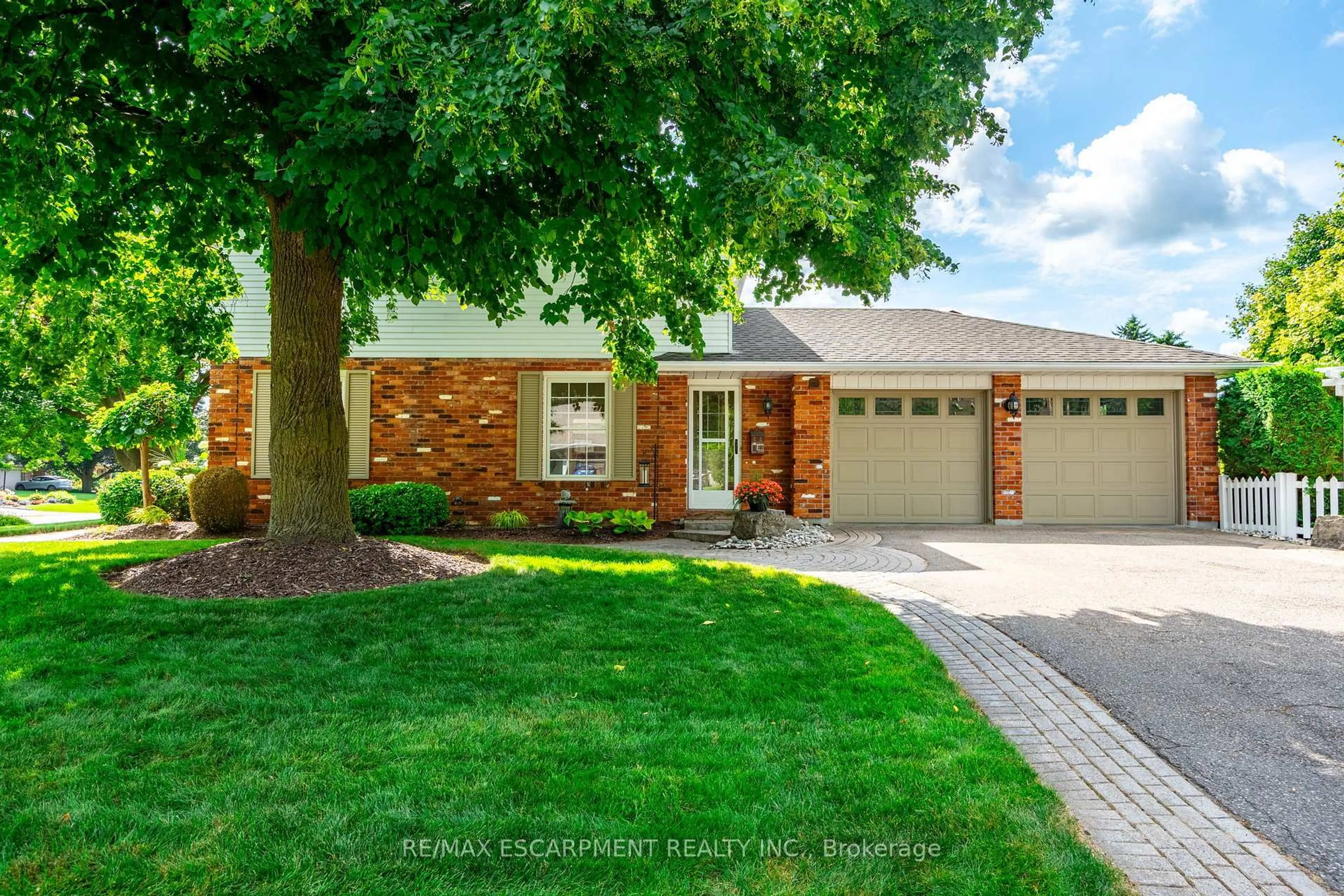 Home with brick exterior material, street for 1 Cullum Dr, Hamilton Ontario L0R 1H2
