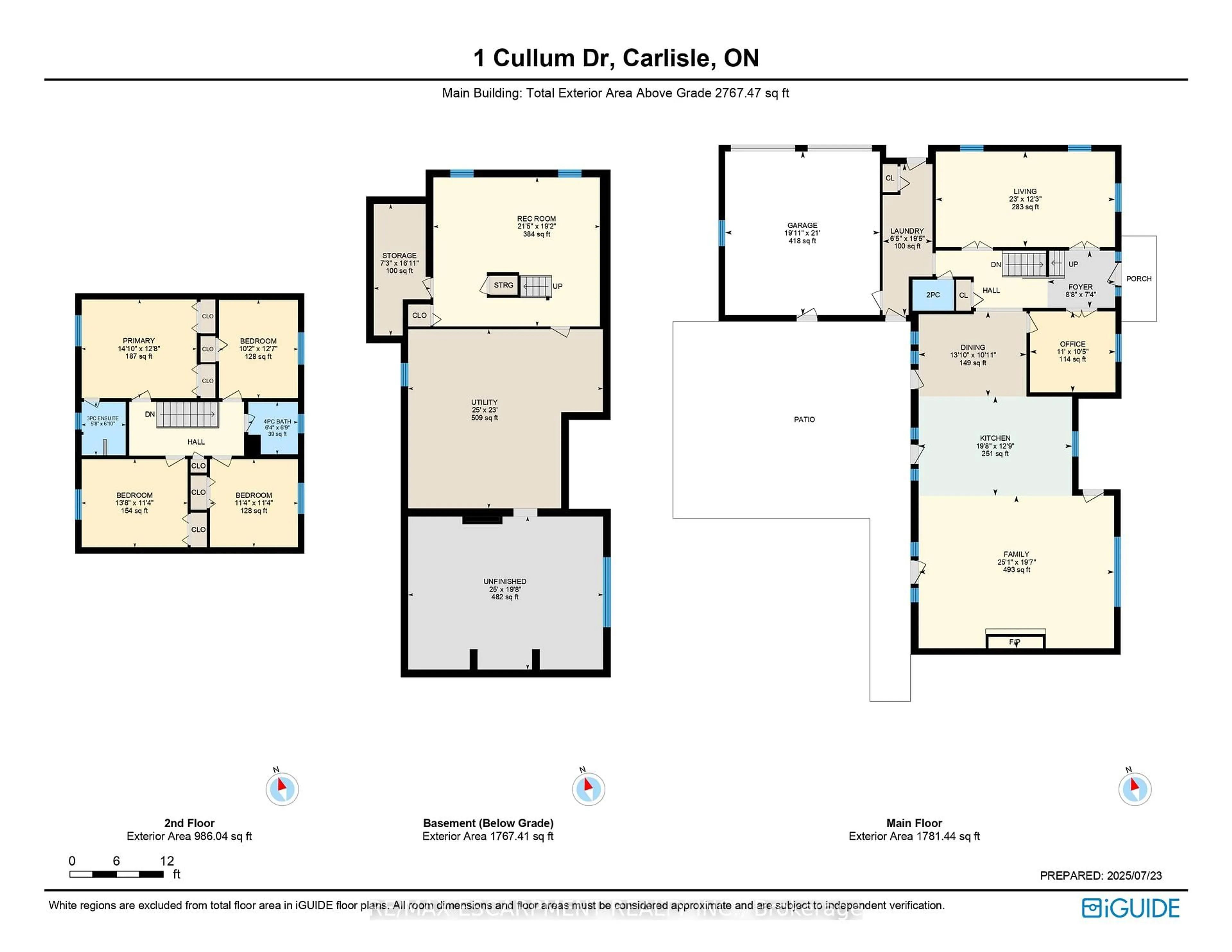 Floor plan for 1 Cullum Dr, Hamilton Ontario L0R 1H2