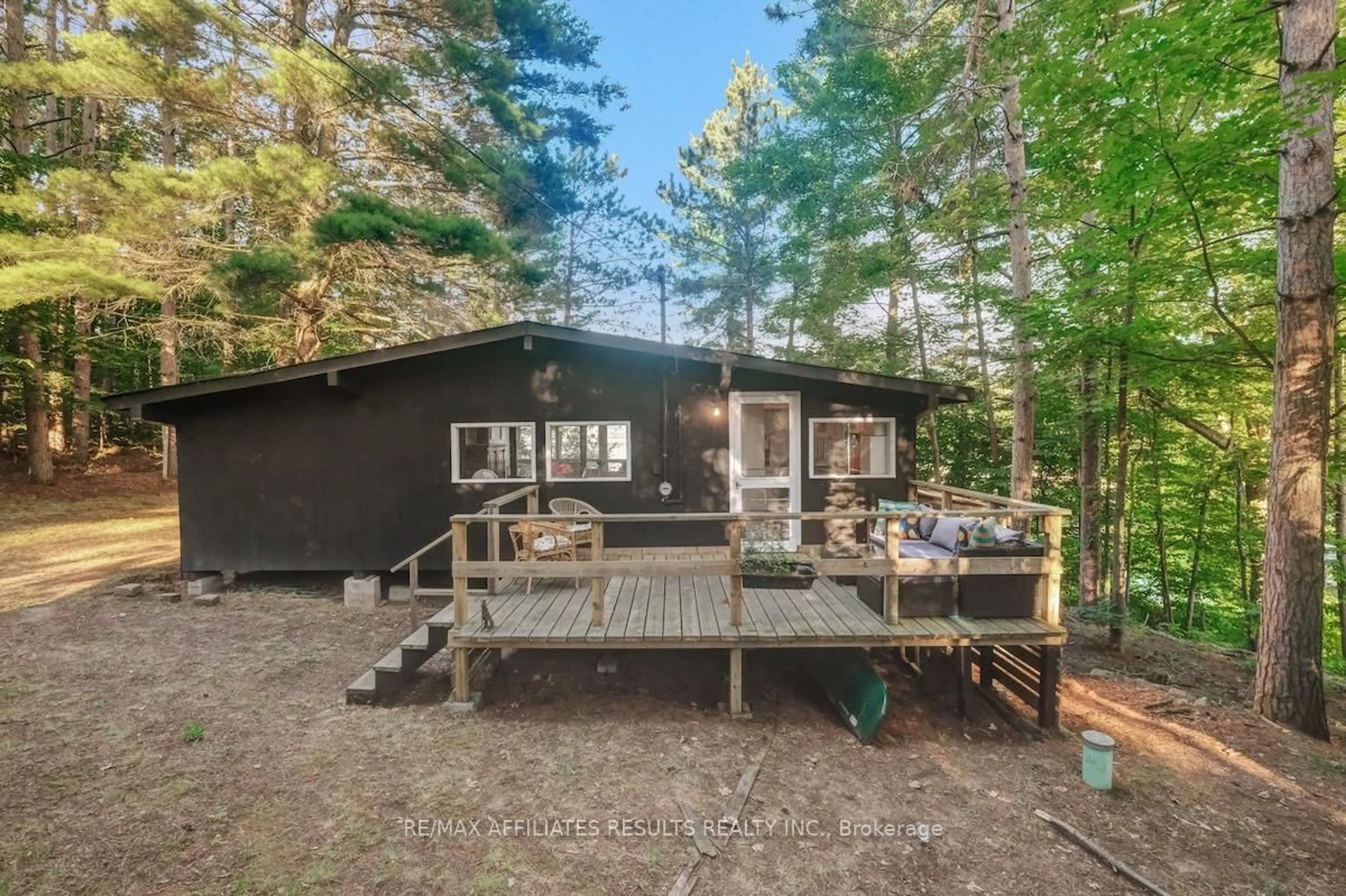 Patio, forest/trees view for 1188 Black Lake N Shr Rd, Perth Ontario K7H 3C5