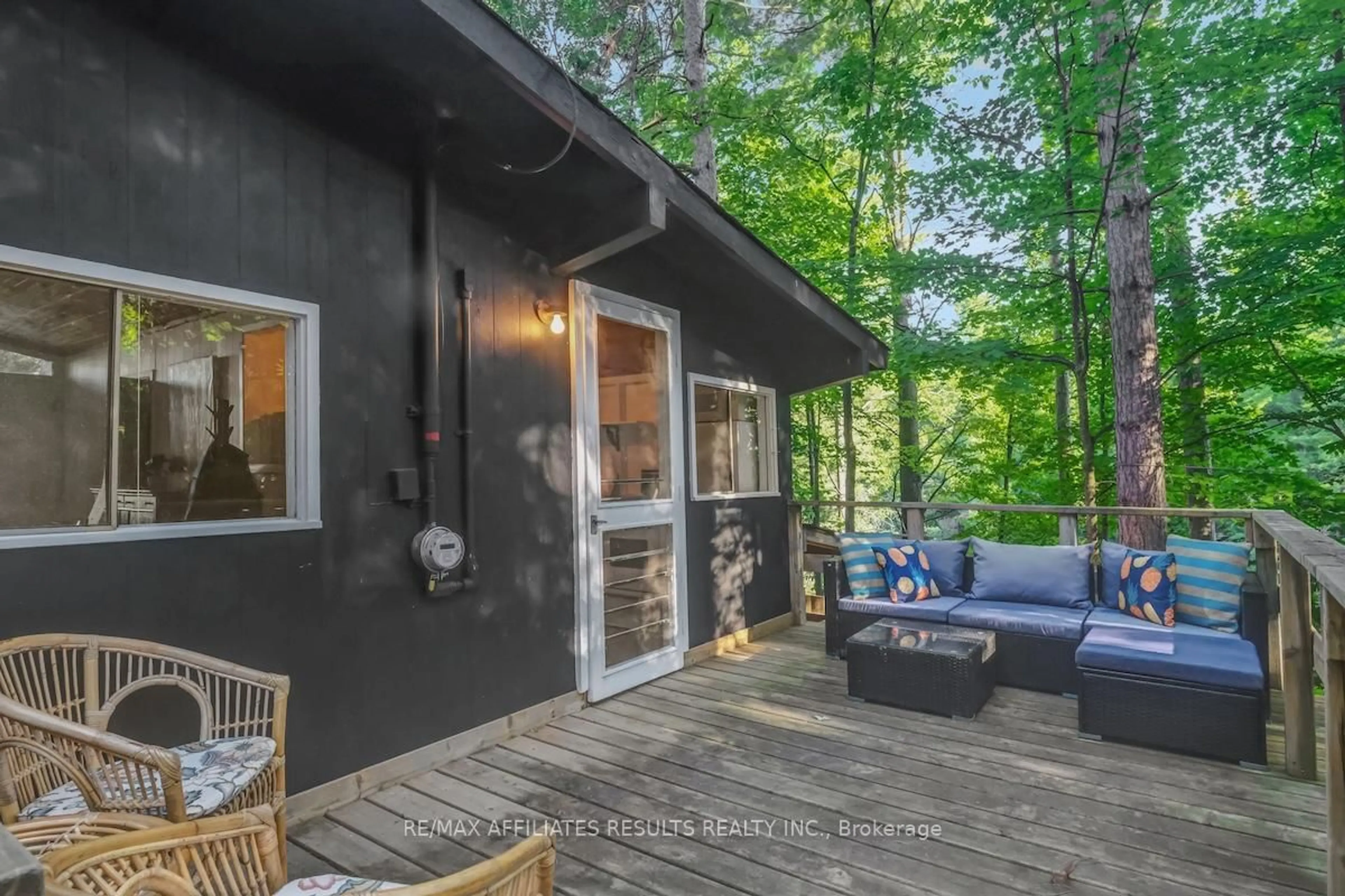 Patio, forest/trees view for 1188 Black Lake N Shr Rd, Perth Ontario K7H 3C5