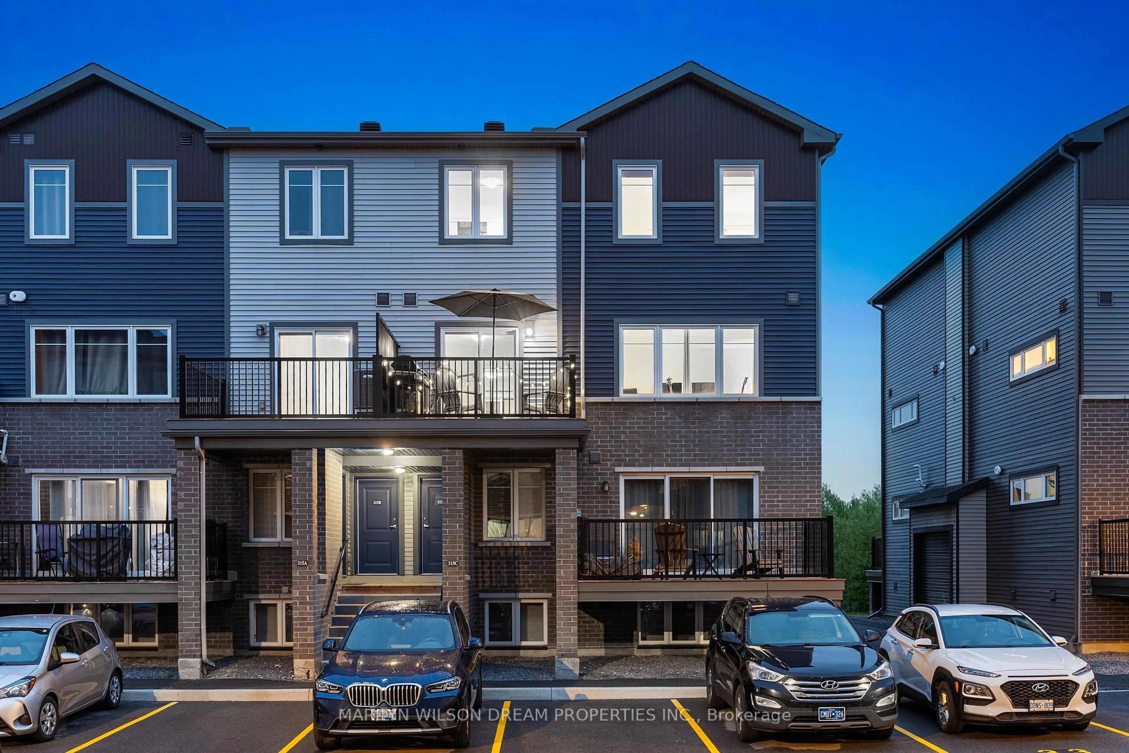 A pic from outside/outdoor area/front of a property/back of a property/a pic from drone, street for 315 Eldorado Private #D, Ottawa Ontario K2K 0N9