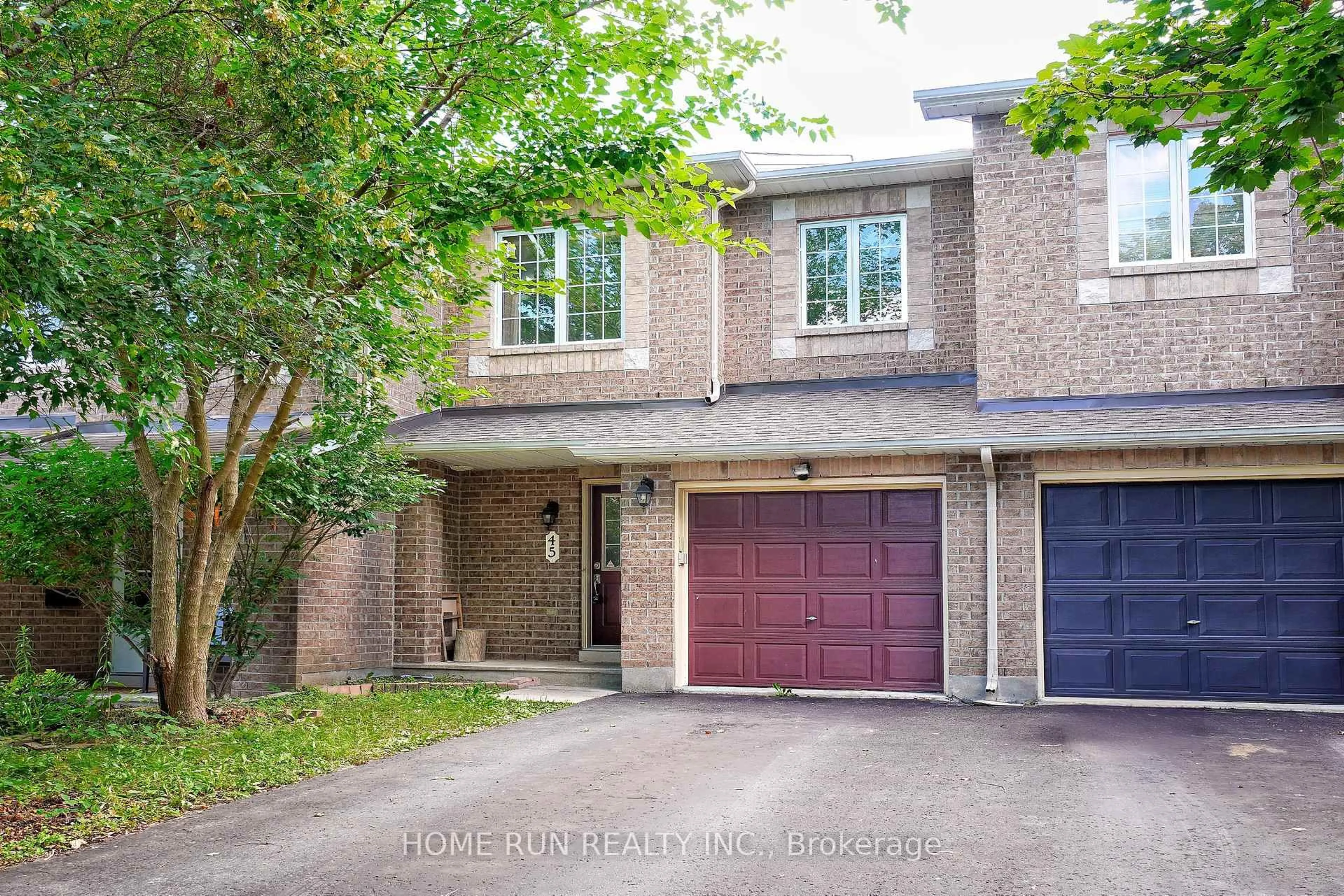 Home with brick exterior material, street for 45 Scampton Dr, Kanata Ontario K2W 1E7