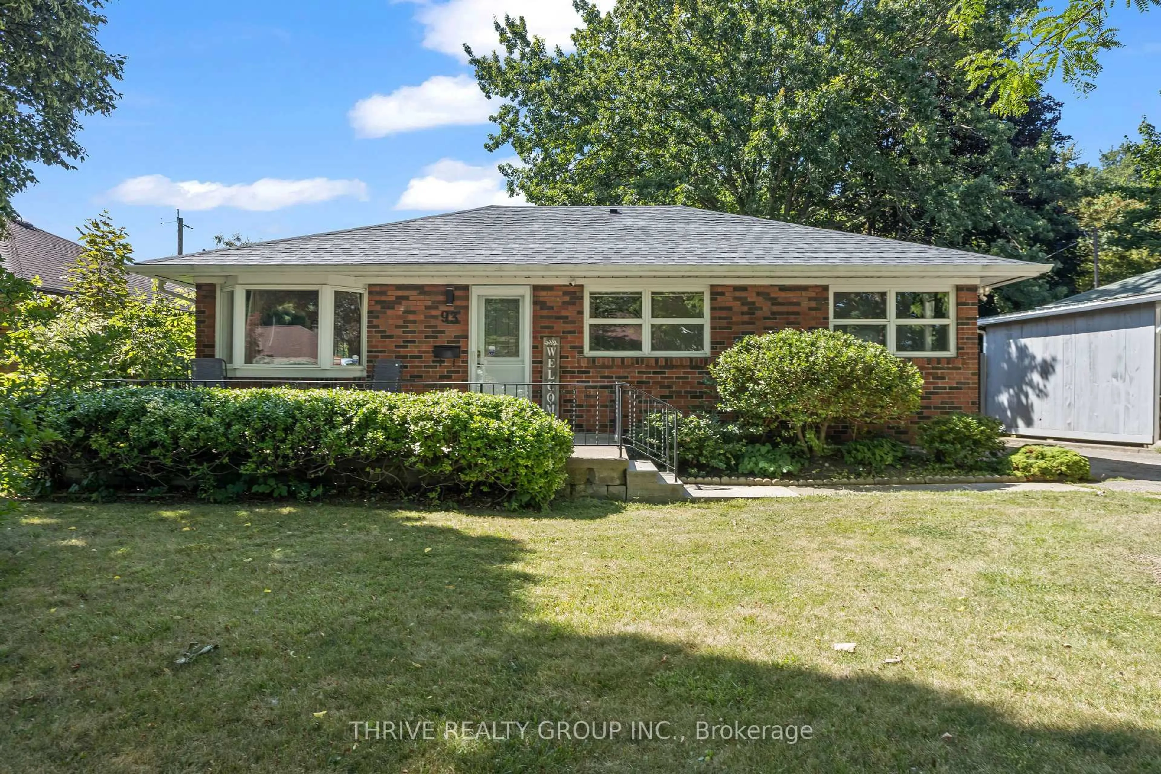 Home with brick exterior material, street for 93 Mandeville Rd, St. Thomas Ontario N5R 4H9