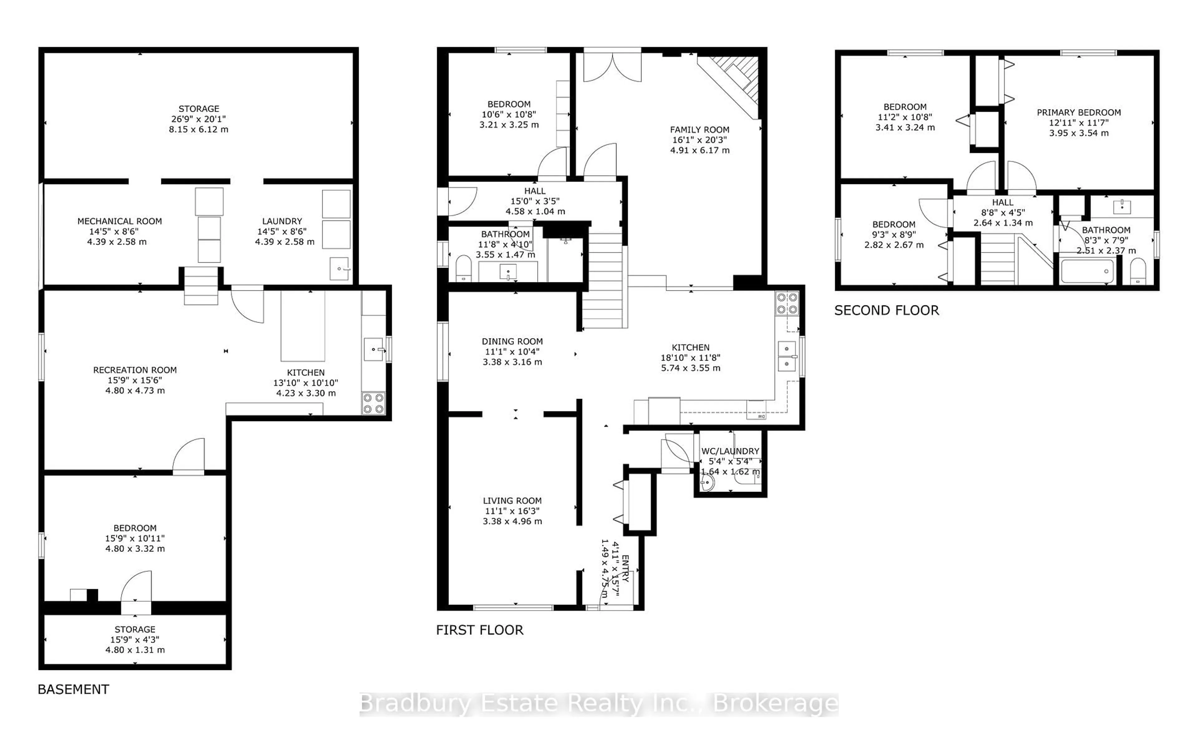 Floor plan for 11 Dydzak Crt, Hamilton Ontario L9B 1V9