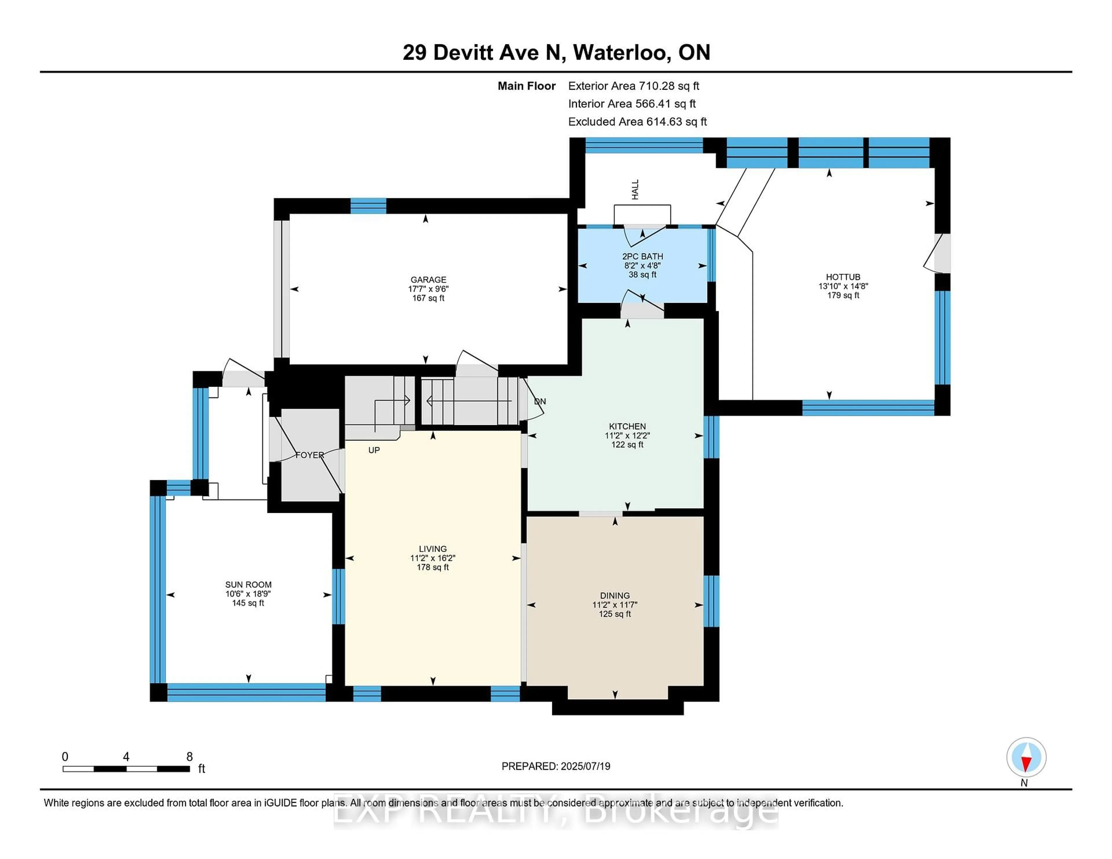 Floor plan for 29 Devitt Ave, Waterloo Ontario N2J 3E7