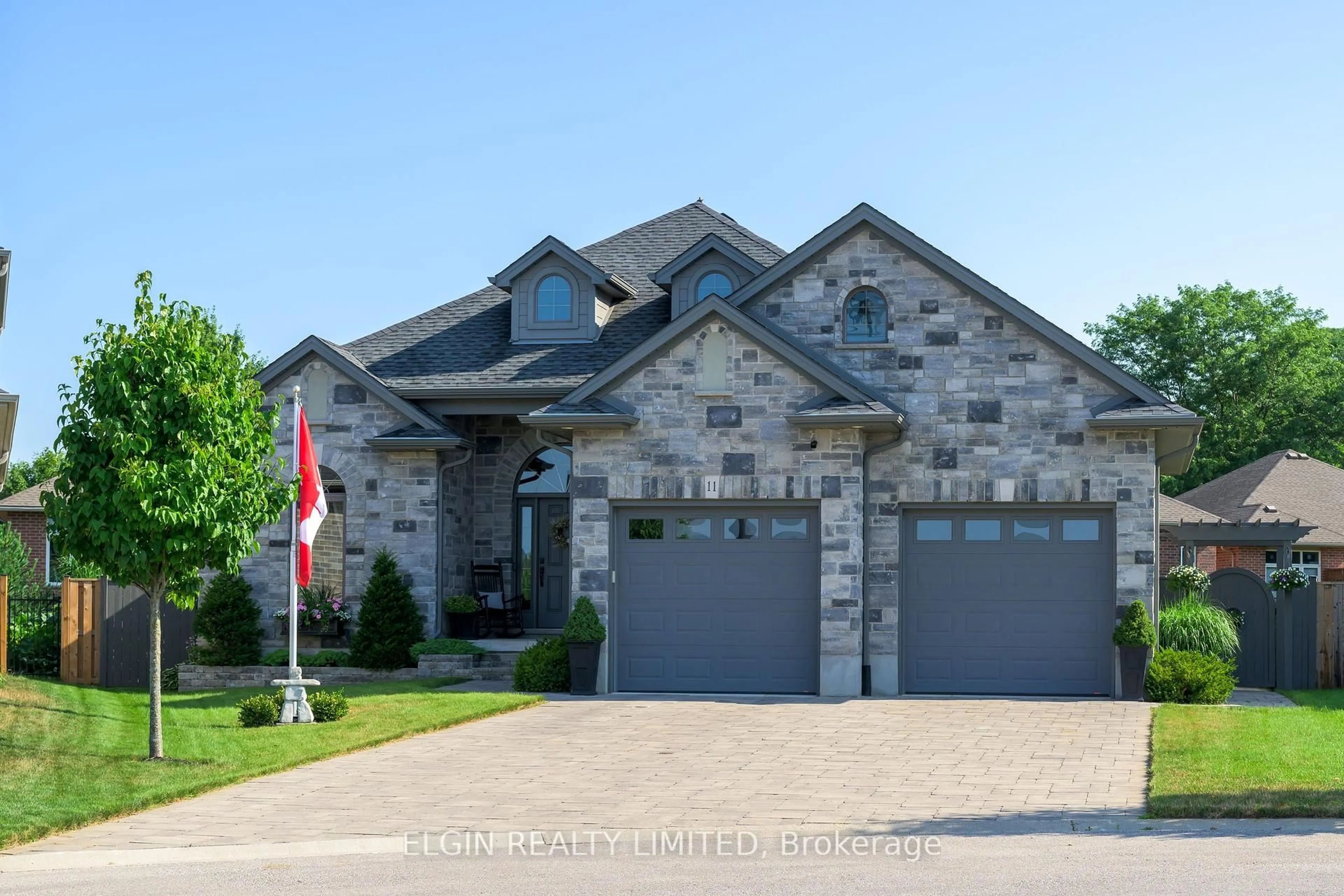 Home with brick exterior material, street for 11 Doral Crt, St. Thomas Ontario N5R 0G4