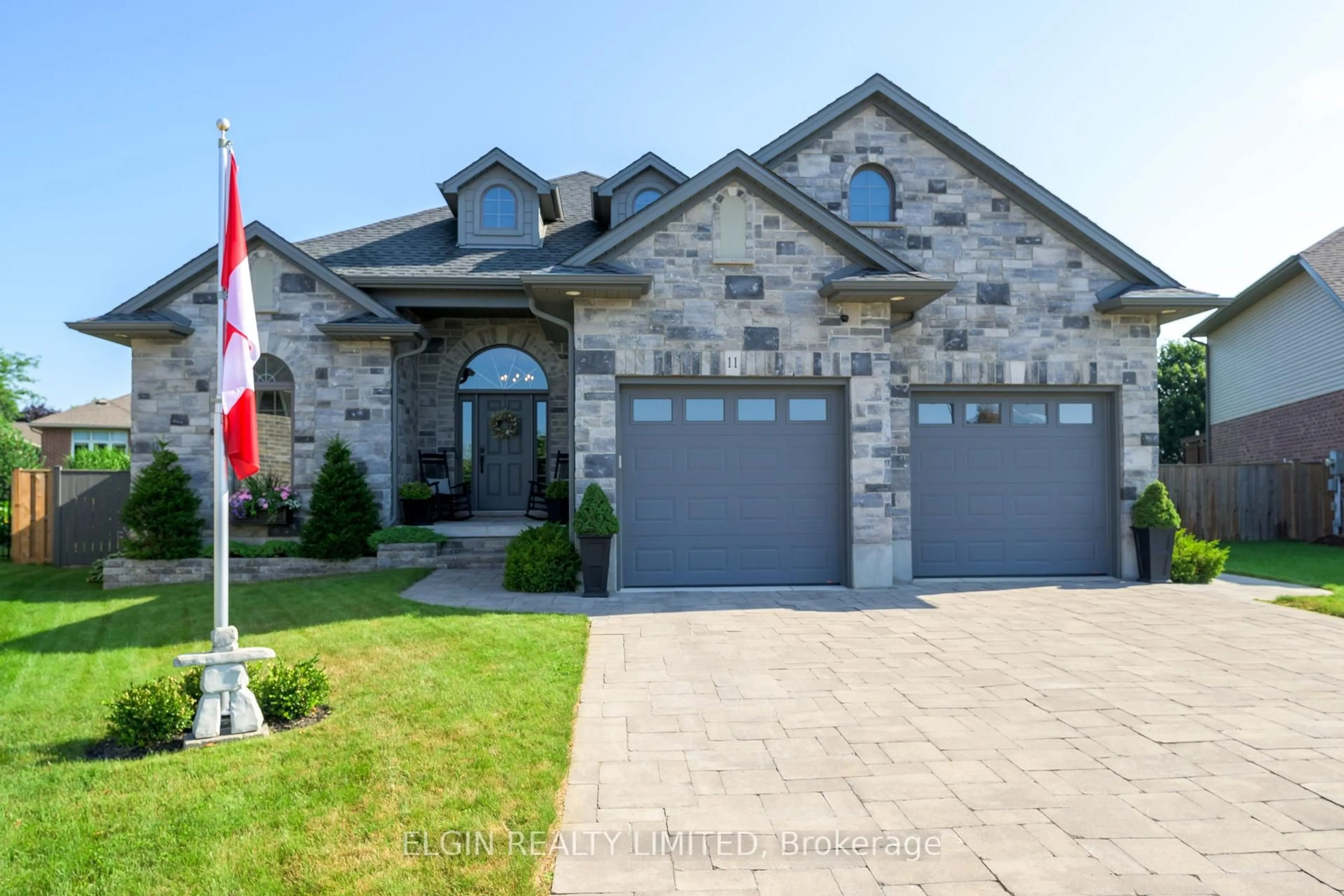 Home with brick exterior material, street for 11 Doral Crt, St. Thomas Ontario N5R 0G4