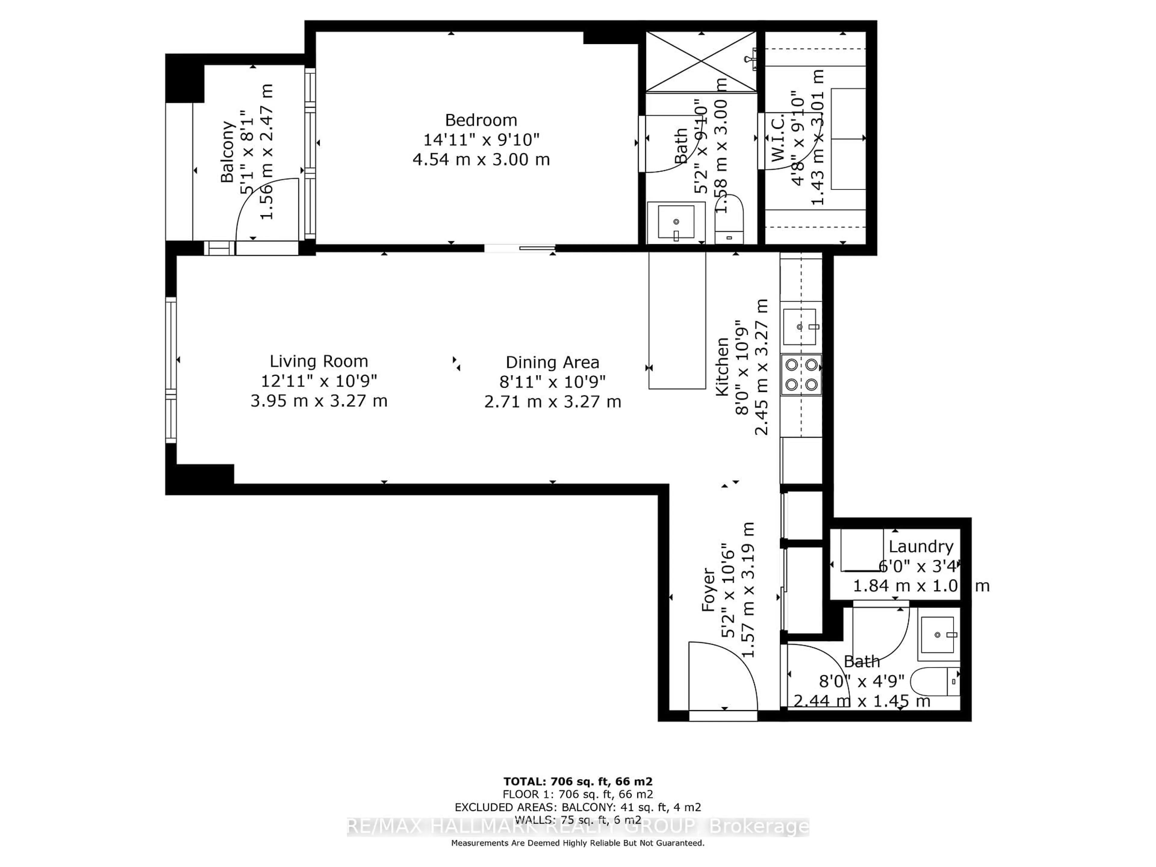 Floor plan for 108 Richmond Rd #507, Ottawa Ontario K1Z 6V9