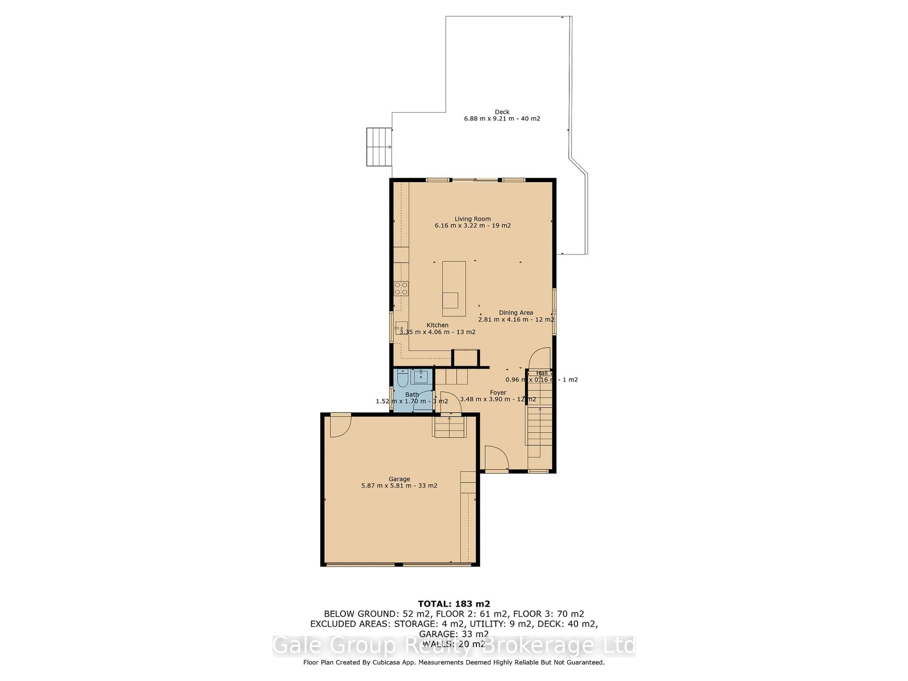 Floor plan for 78 Potter's Way, Woodstock Ontario N4S 9A1