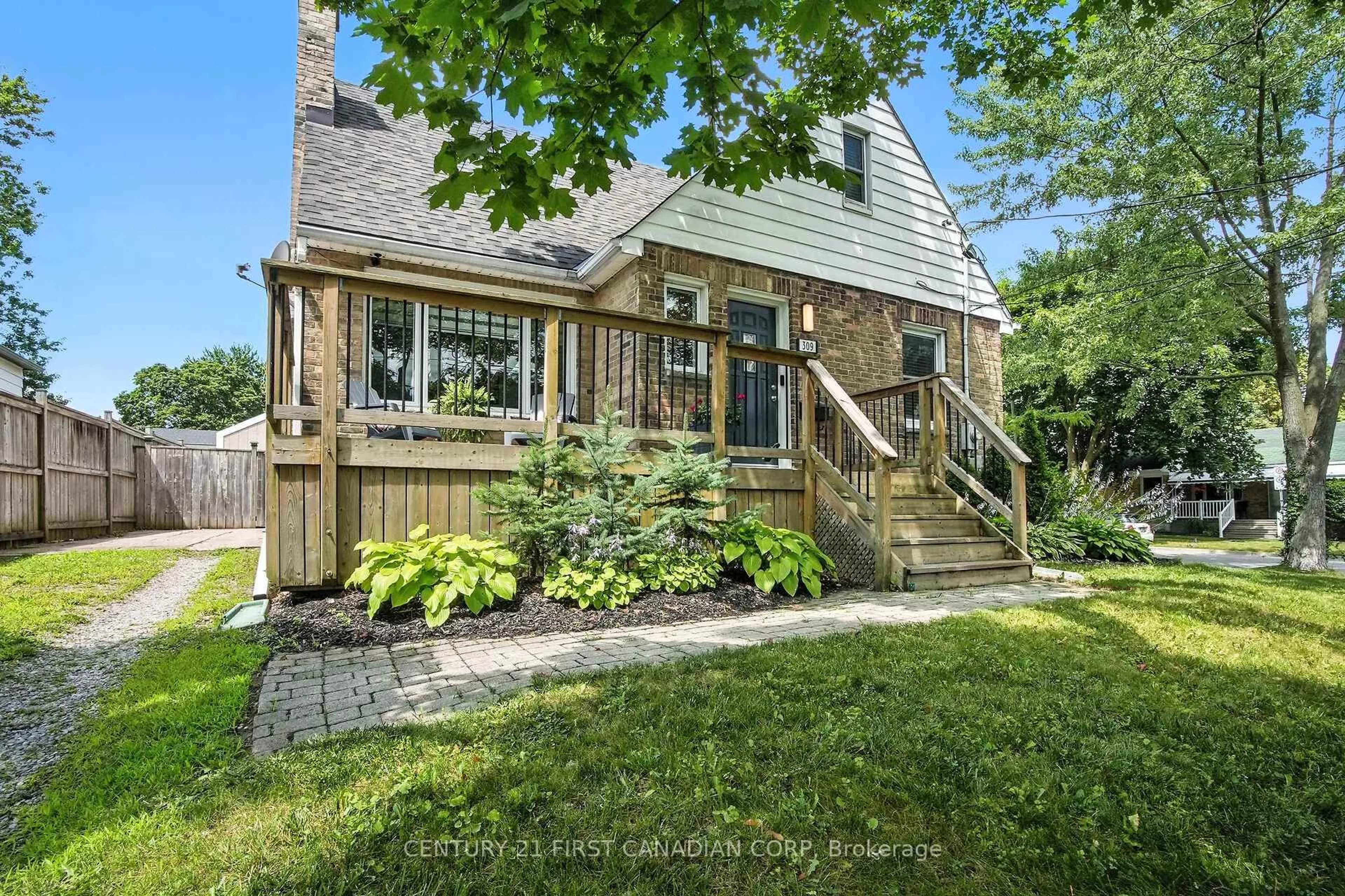 Home with brick exterior material, street for 309 Fairview Ave, London South Ontario N6C 4V1